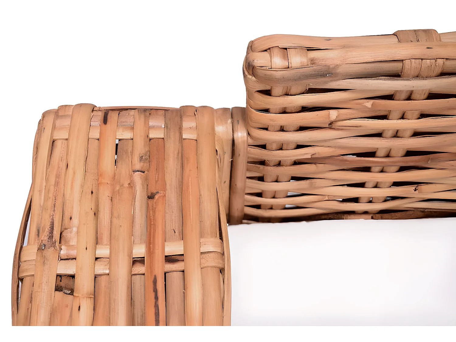 Ensemble de canapés 15 pcs Rotin naturel