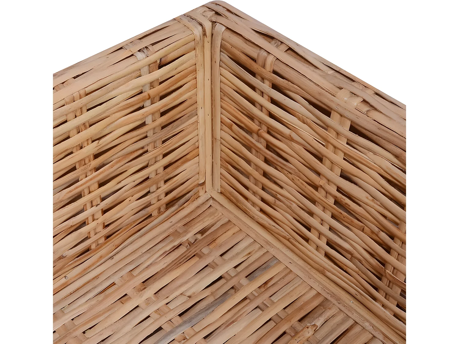 Sofagarnitur 18-tlg. Natürliches Rattan