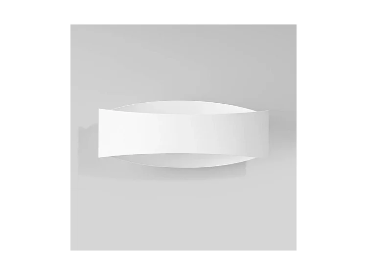 Appliques Toni Moderne En Acier - 1 Sources Lumineuses - L.12 X H.12 Cm - Blanc