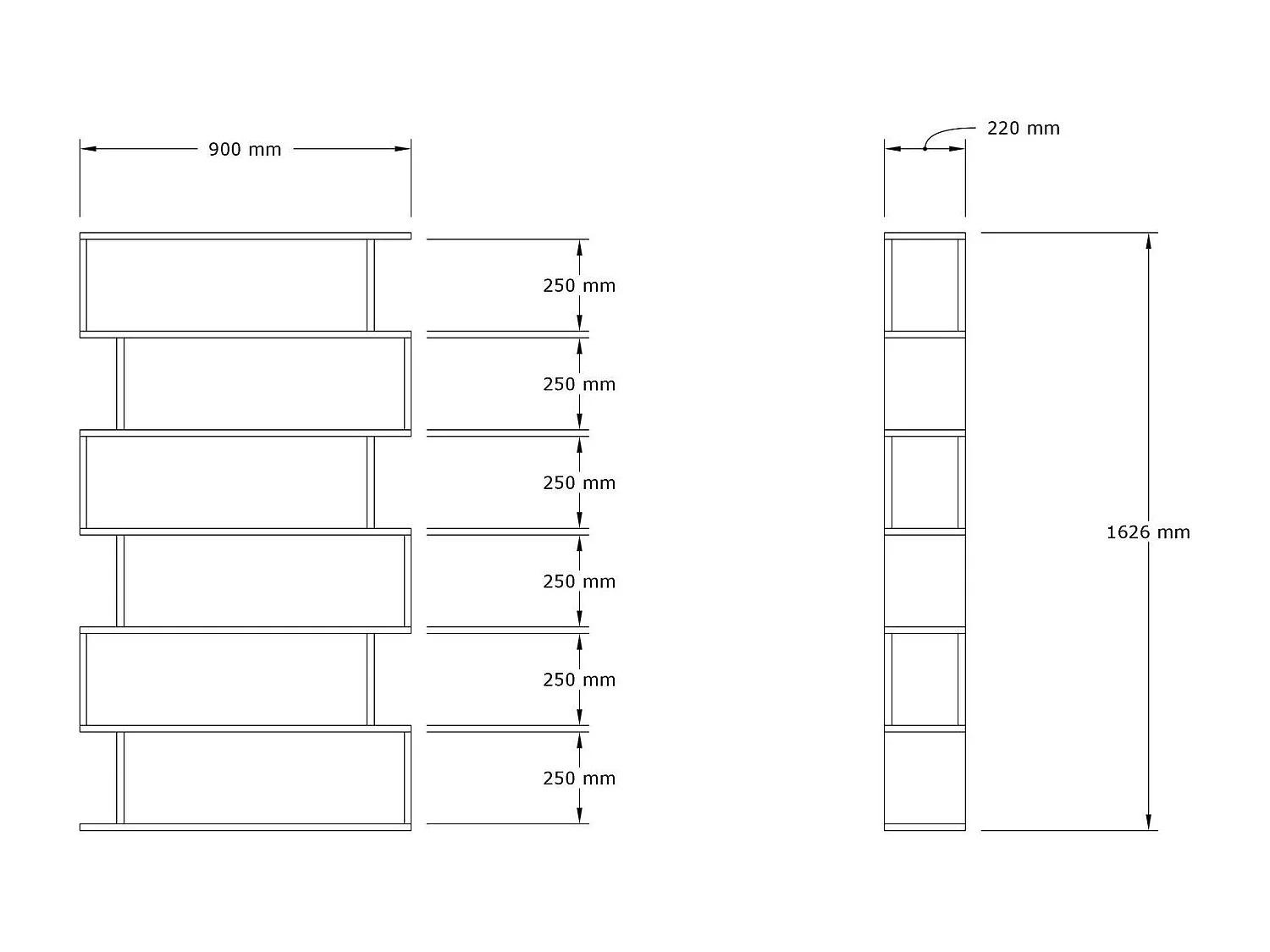 Estantería de Hector-White