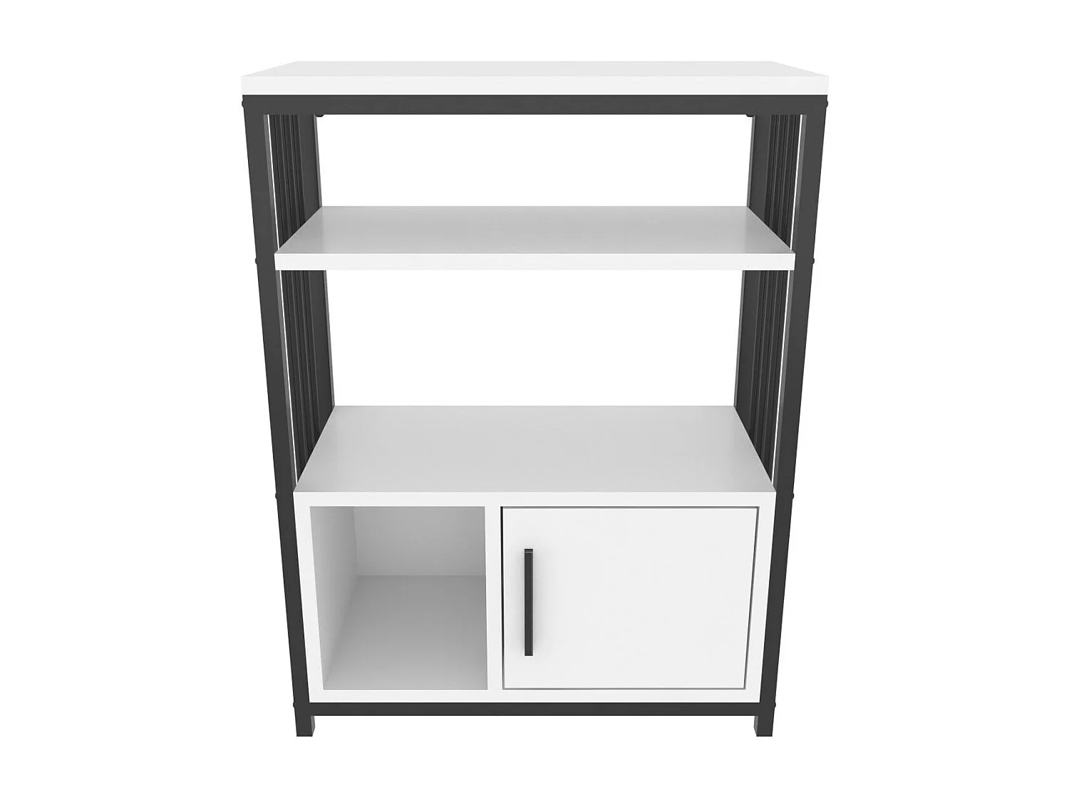 Table d'appoint Kama L60cm Noir et Blanc