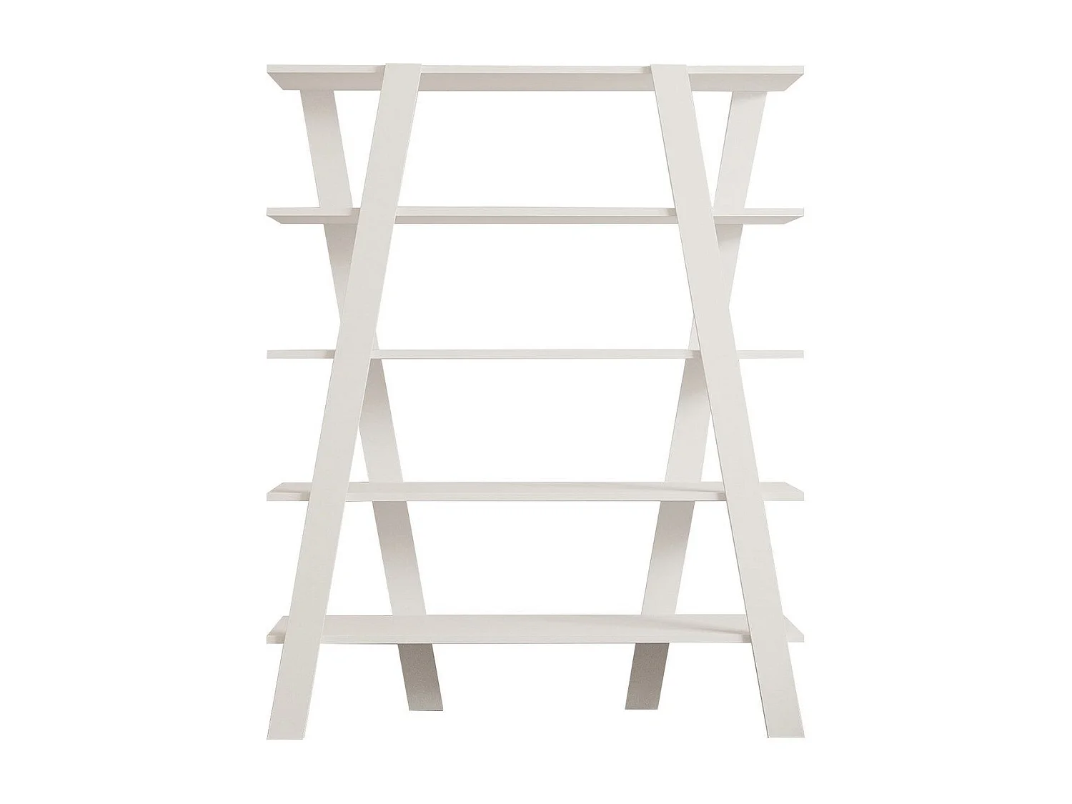 Librería – 120 cm x 150 cm x 25 cm – Blanca – Tablero de partículas recubierto de melamina