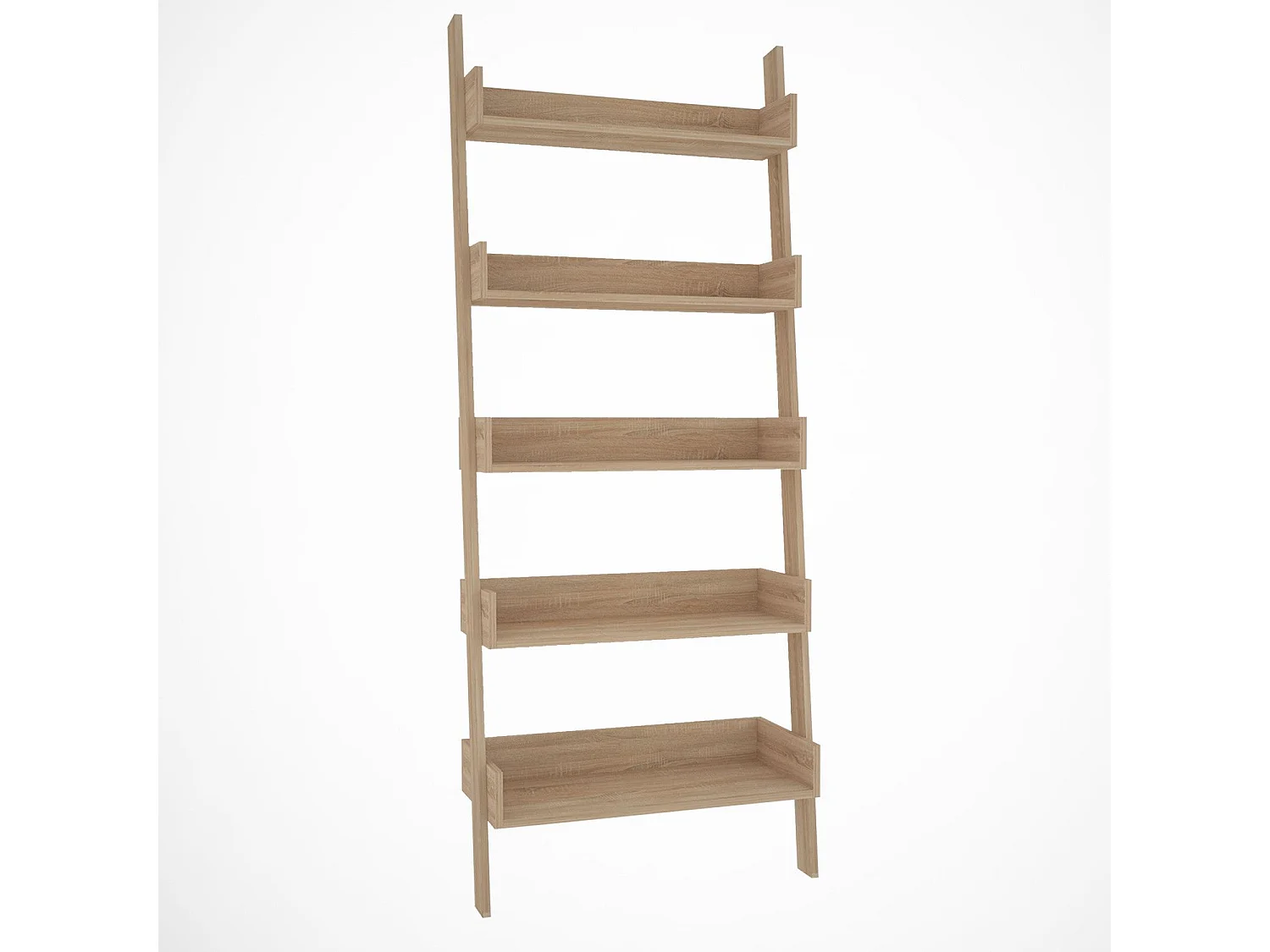 Étagère bibliothèque Kimy L80cm Chêne clair