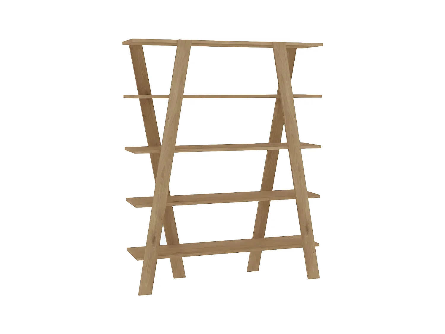 Étagère bibliothèque Yoron L120cm Chêne clair