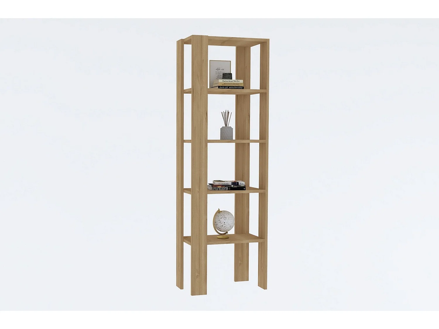 Estante de livros-Pucon-Carvalho