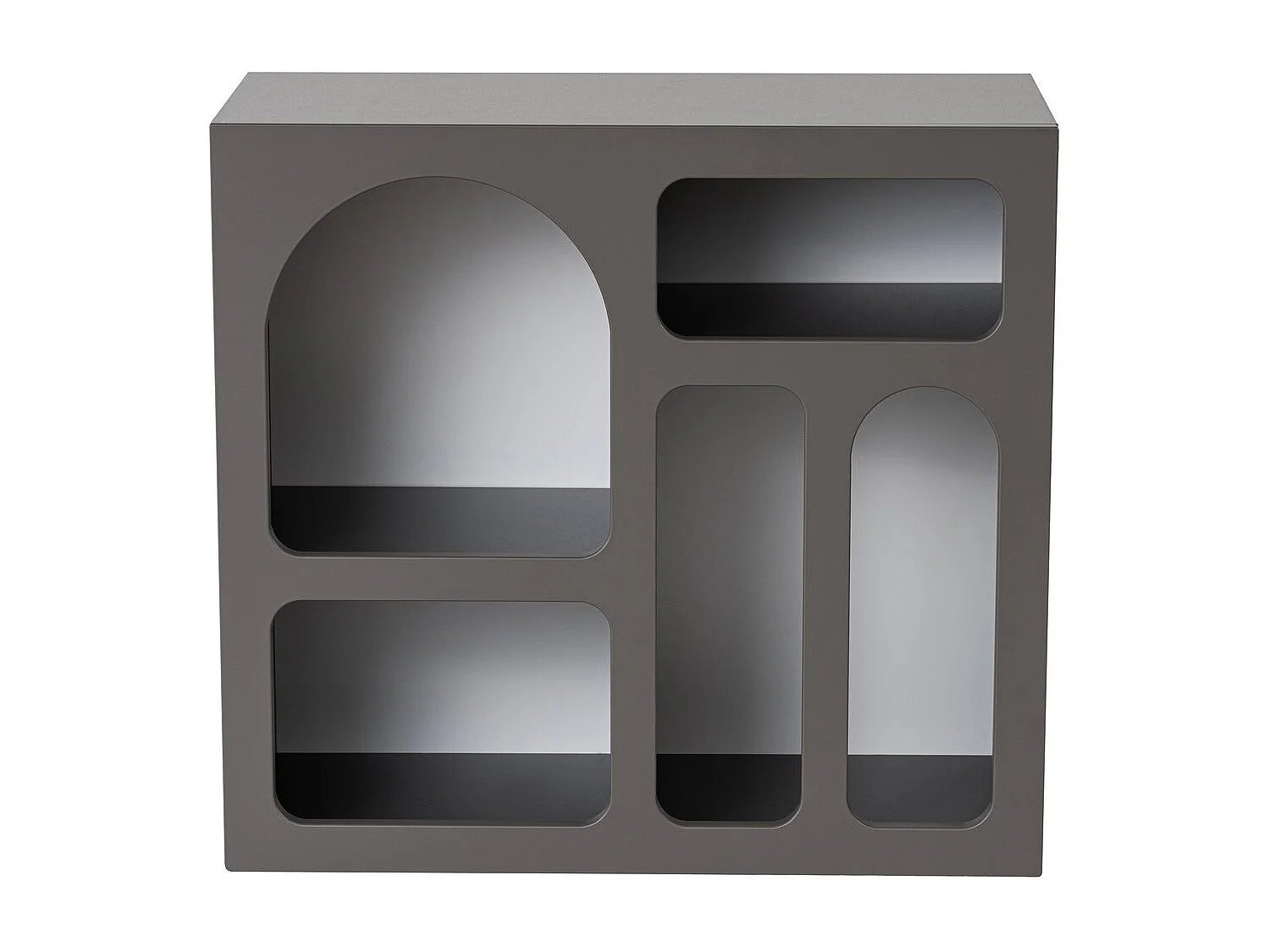 Console contemporain Antaro L80xH74cm Anthracite
