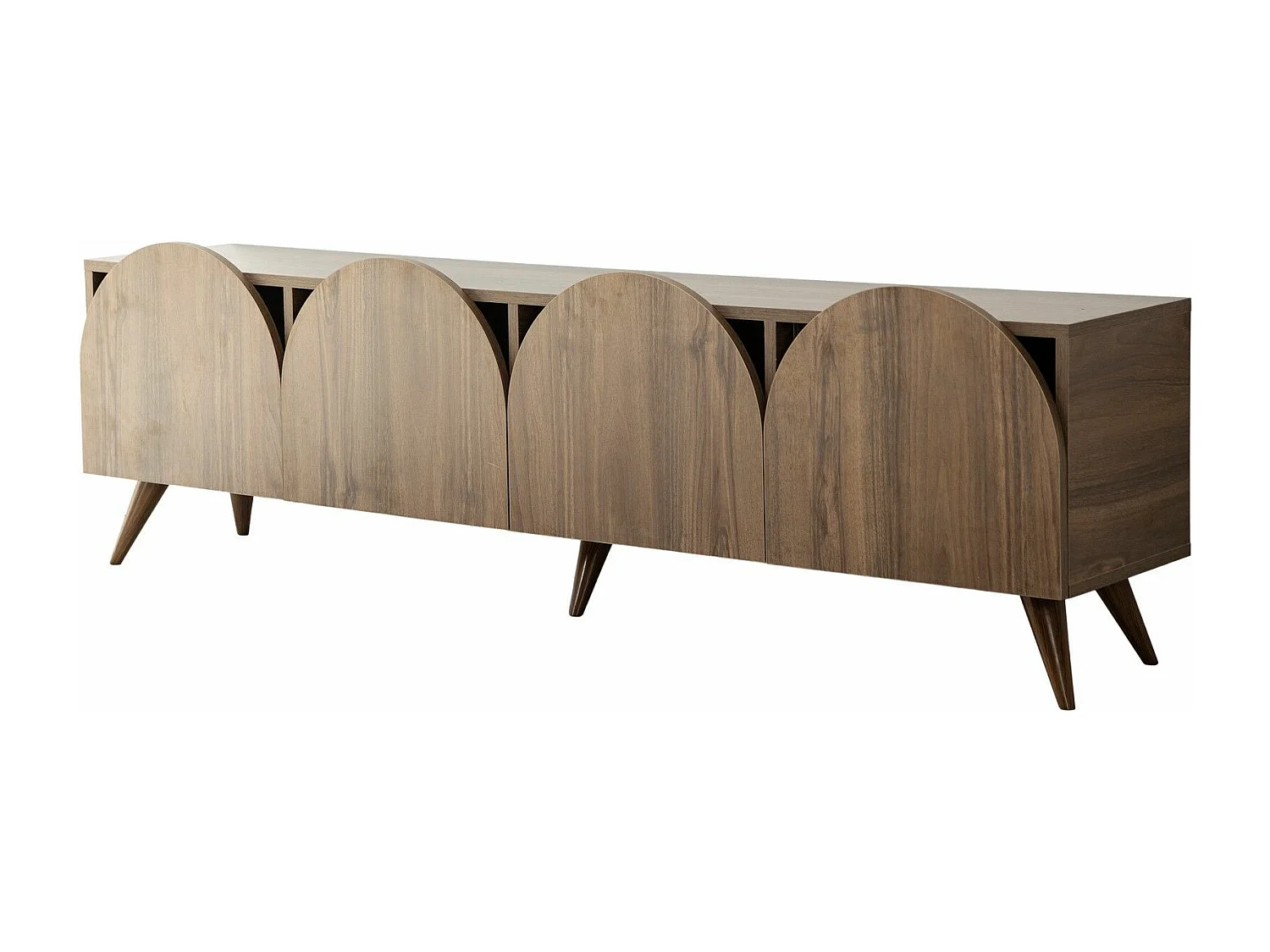 Meuble TV Marva 180cm Bois foncé