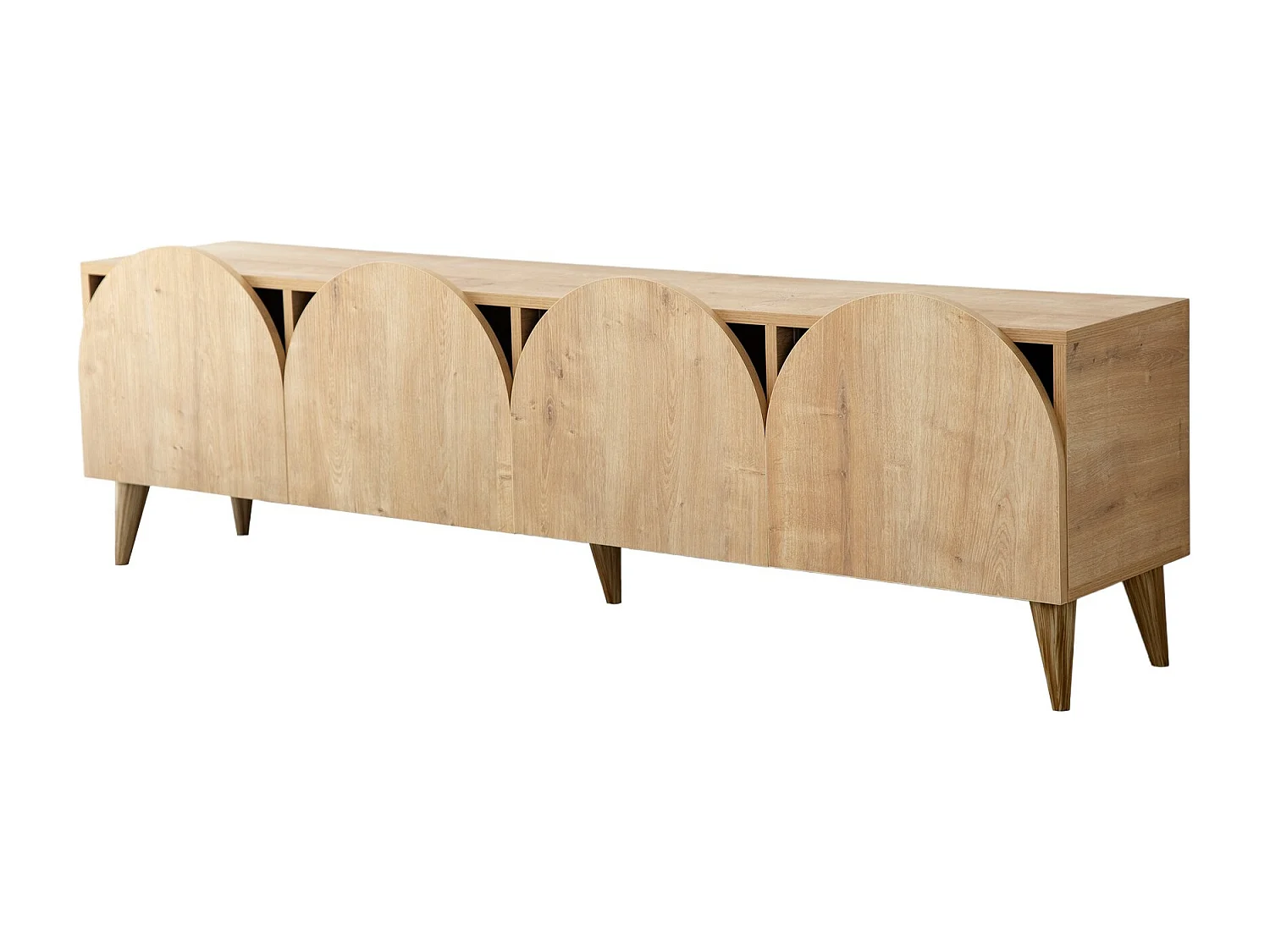 Meuble TV Marva 180cm Bois foncé