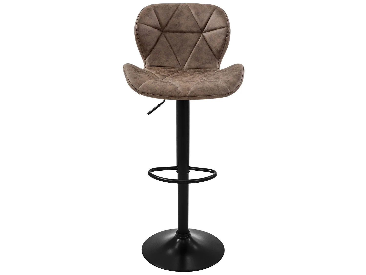 Lot de 2 tabourets de bar Réglable en hauteur Tabouret de bar avec repose-pieds