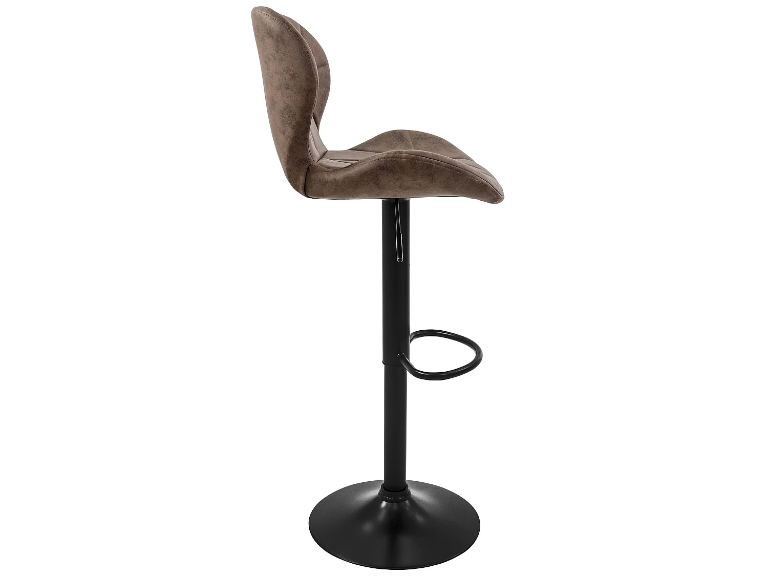 Lot de 2 tabourets de bar Réglable en hauteur Tabouret de bar avec repose-pieds