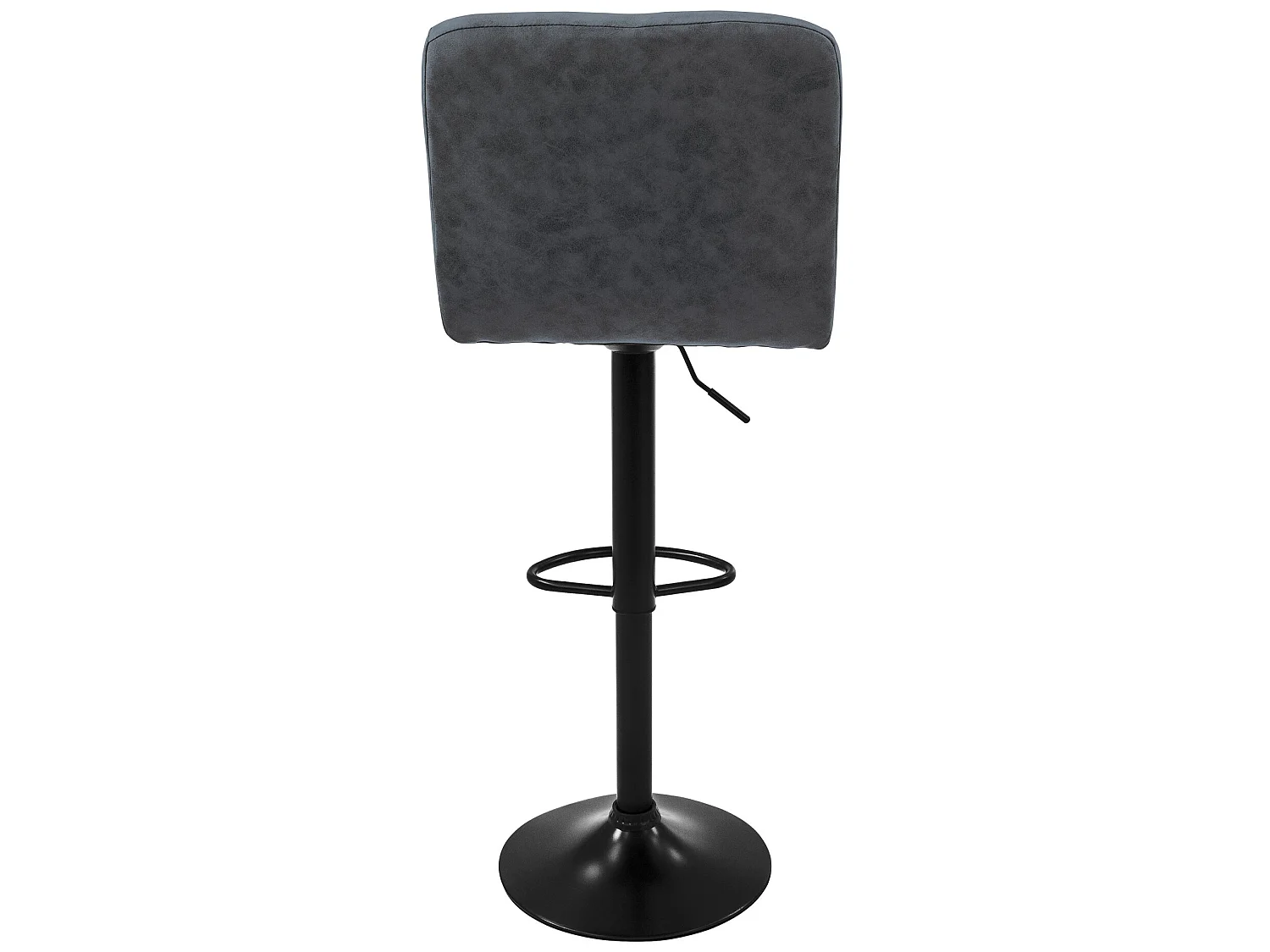 2x taburetes de bar antracita sillas con respaldo asientos ajustables  63-83 cm