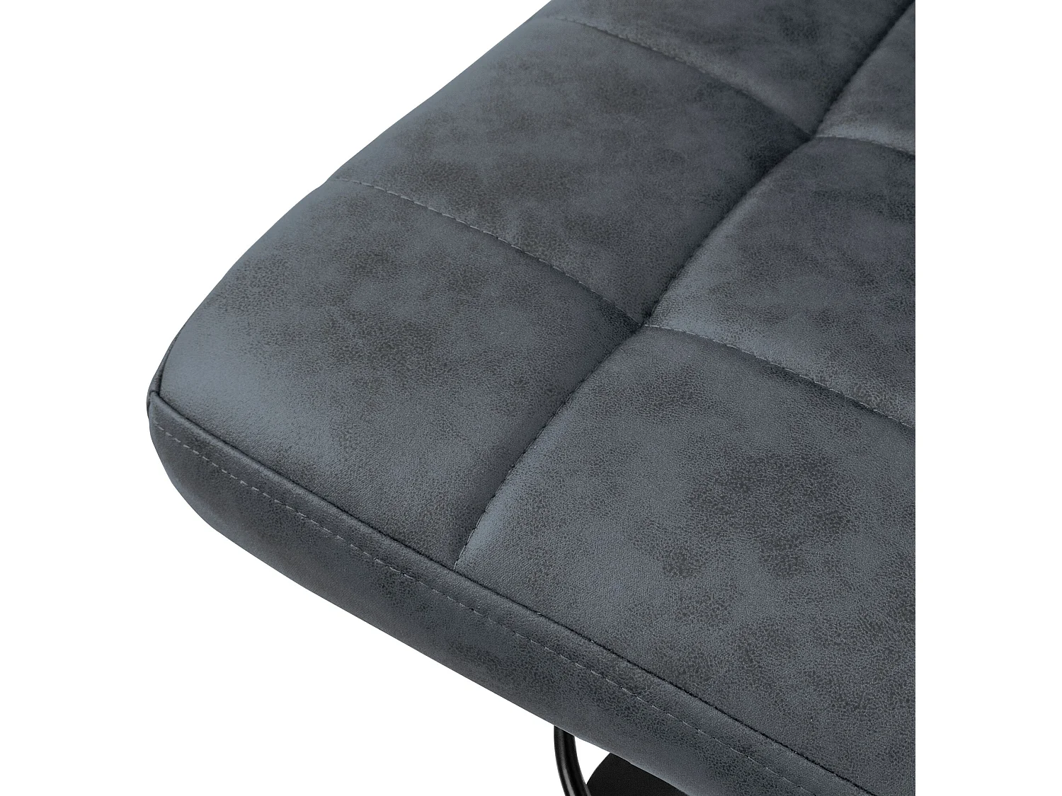 2x taburetes de bar antracita sillas con respaldo asientos ajustables  63-83 cm