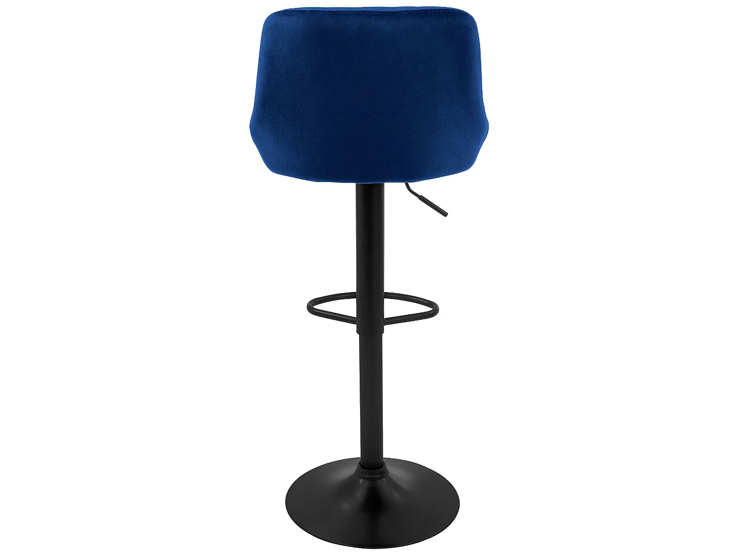 Lot de 2 tabourets de bar Réglables en hauteur Pivotant Chaise de bar en velours