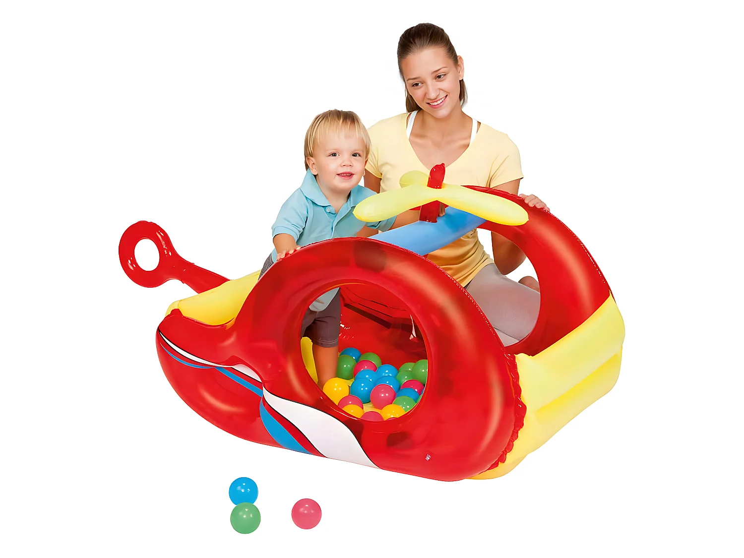 Piscine à Boules Gonflable Bestway Helicoptère 132x79x68 cm