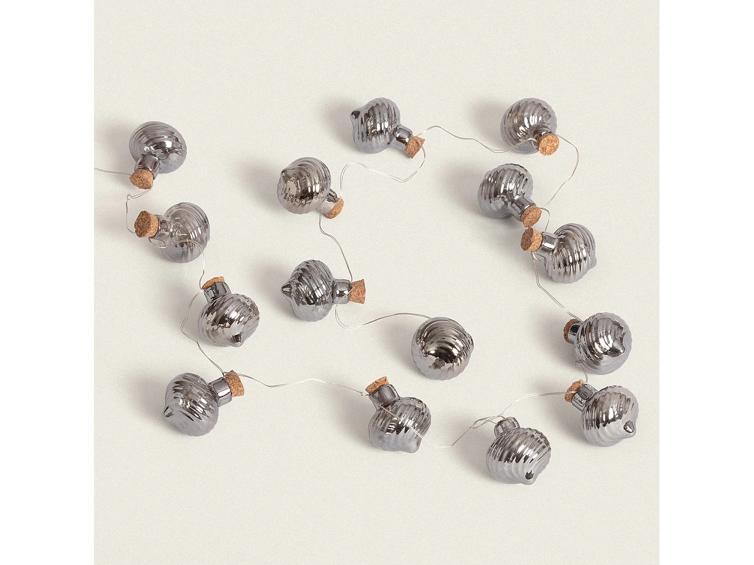 Guirlande Lumineuse LED à Piles Onion 2 m  2700K Blanc chaud