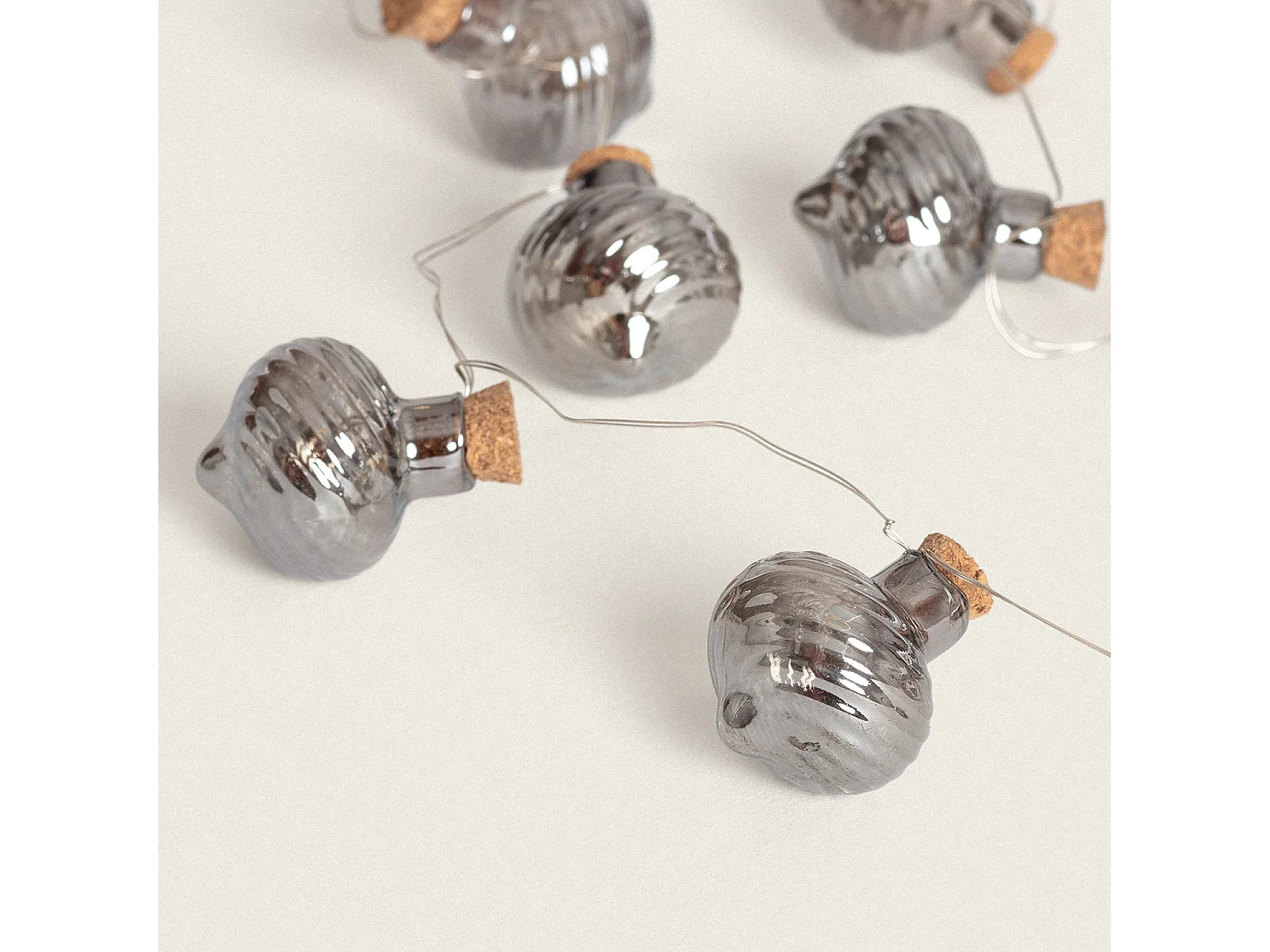 Guirlande Lumineuse LED à Piles Onion 2 m  2700K Blanc chaud