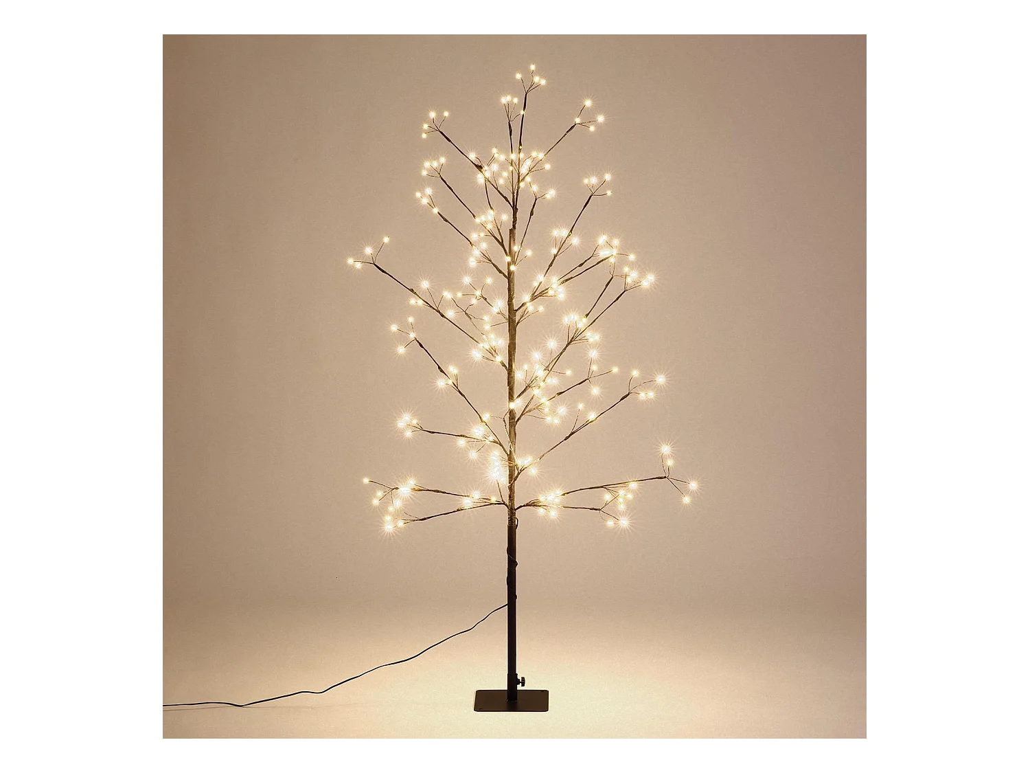 Sapin de Noël 240 LED 120 cm Ognis Blanc Chaud 2700K