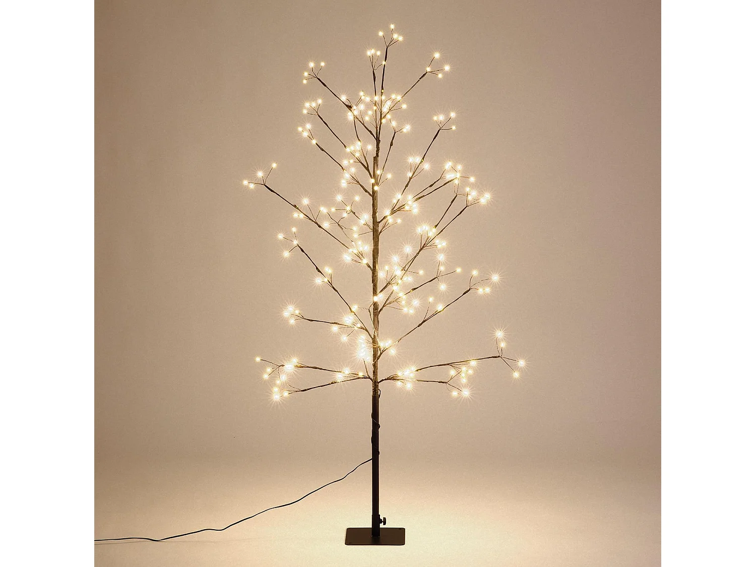 Sapin de Noël 240 LED 120 cm Ognis Blanc Chaud 2700K