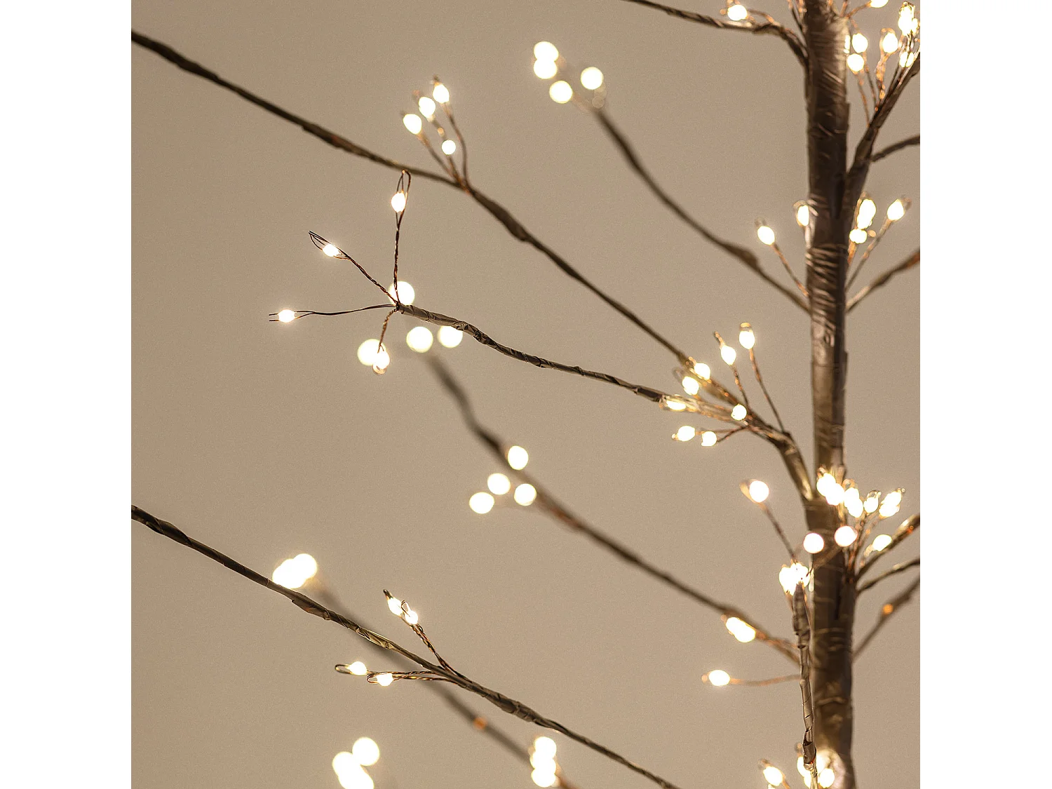 Sapin de Noël 240 LED 120 cm Ognis Blanc Chaud 2700K