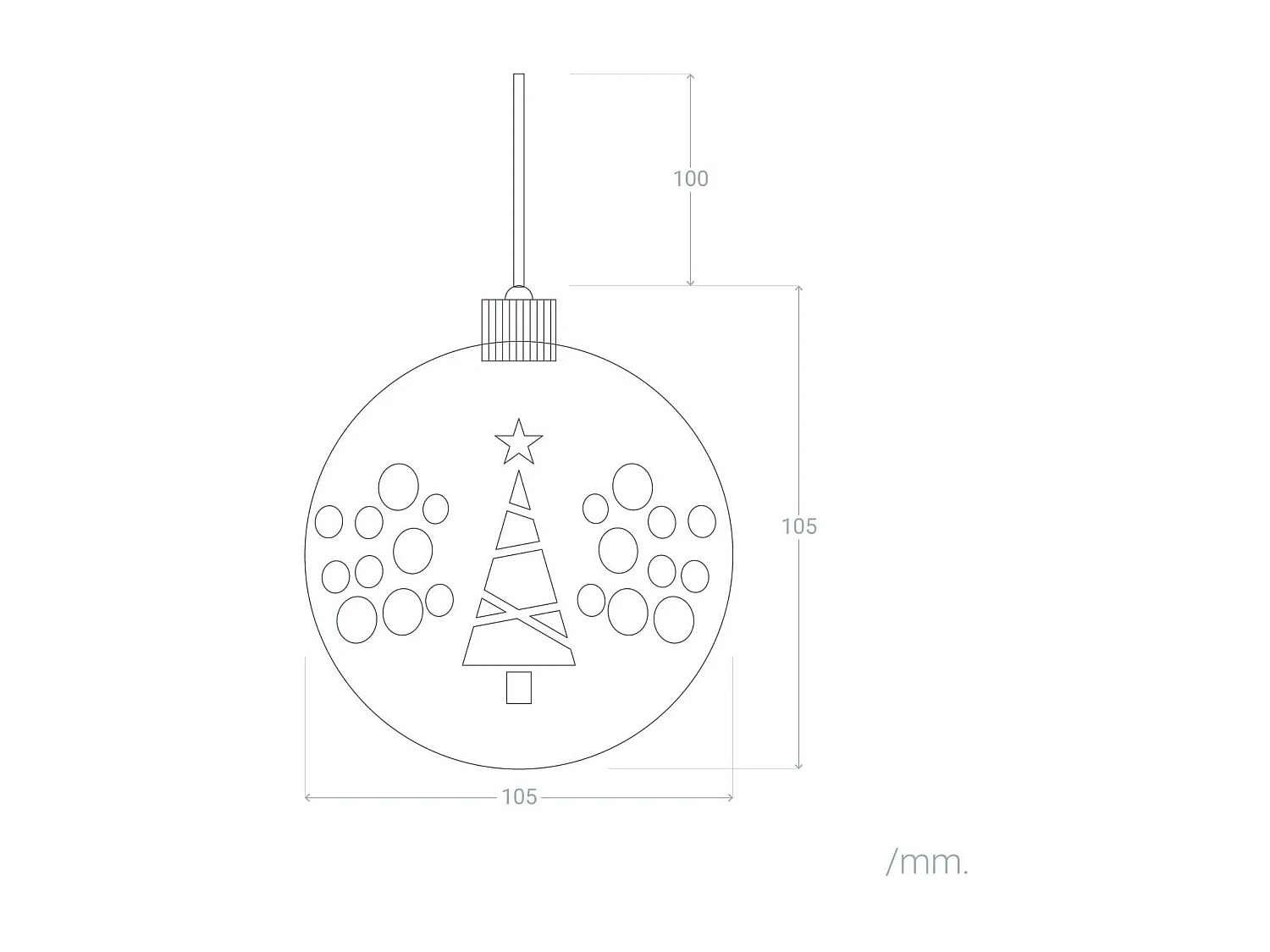 Palla di Natale LED Porcelana con Batteria Estella Bianco