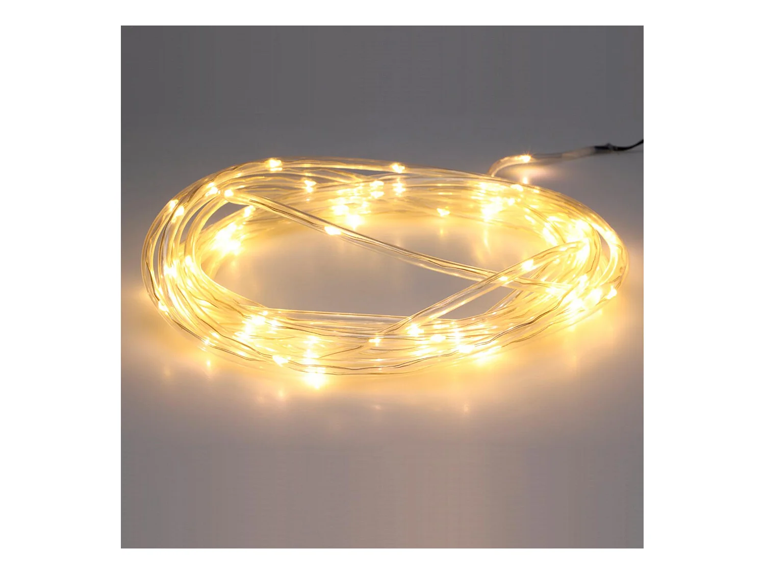 Tube Lumineux Slim LED Rond 220V AC 14 LED/m Blanc Chaud IP44 7.5m 2700K Blanc chaud