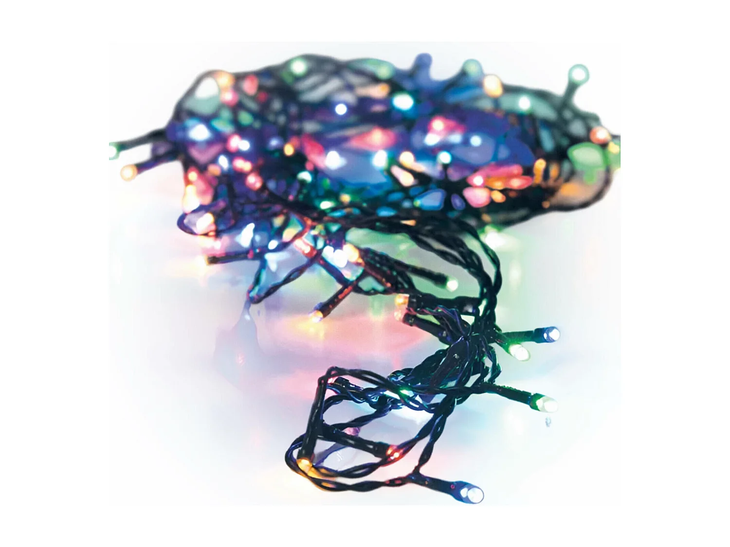 Guirlande LED Extérieure Câble Noir RGB Racimo 11m RGB