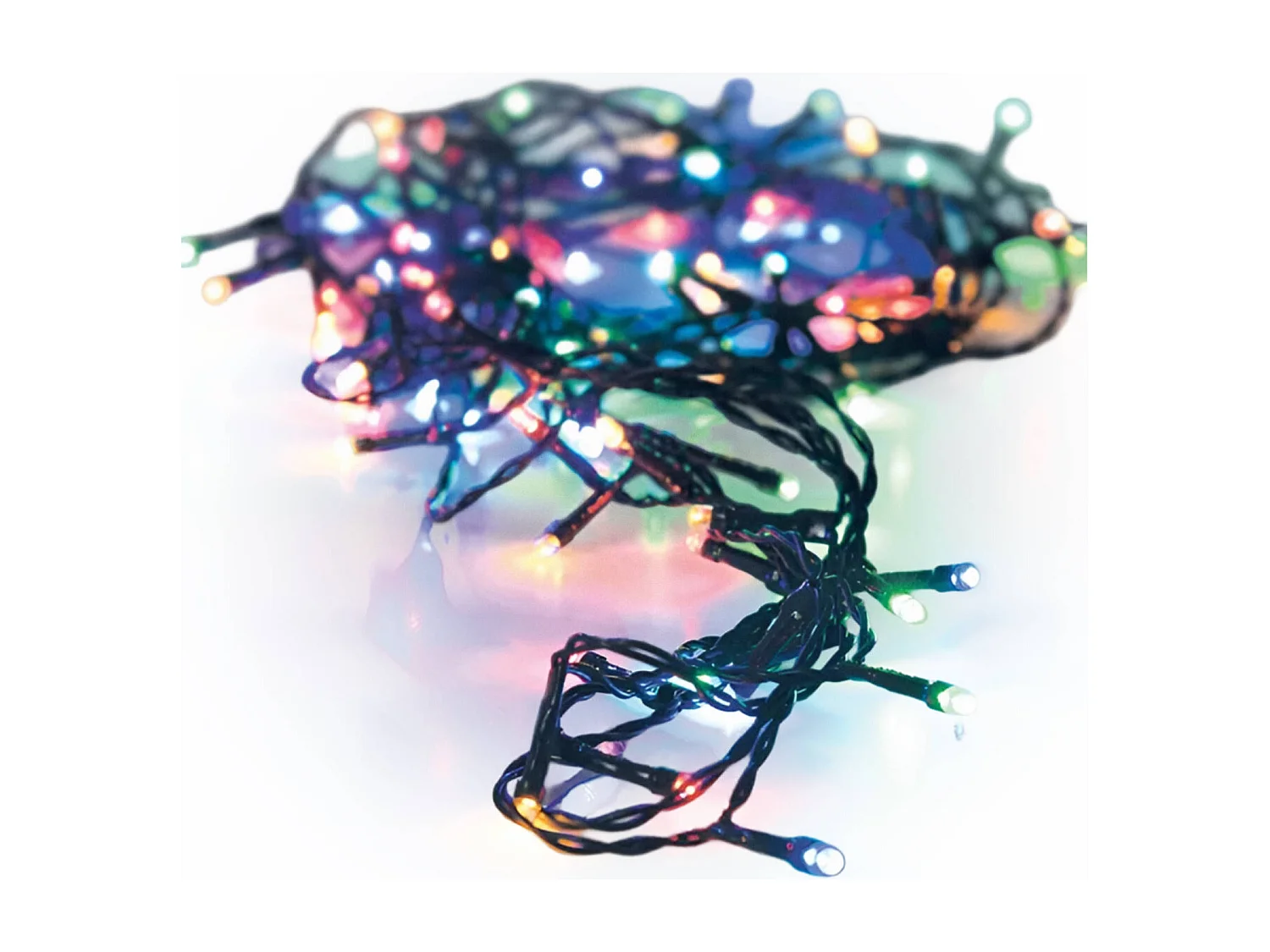 Guirnalda Exterior Cable Negro LED RGB 36m RGB