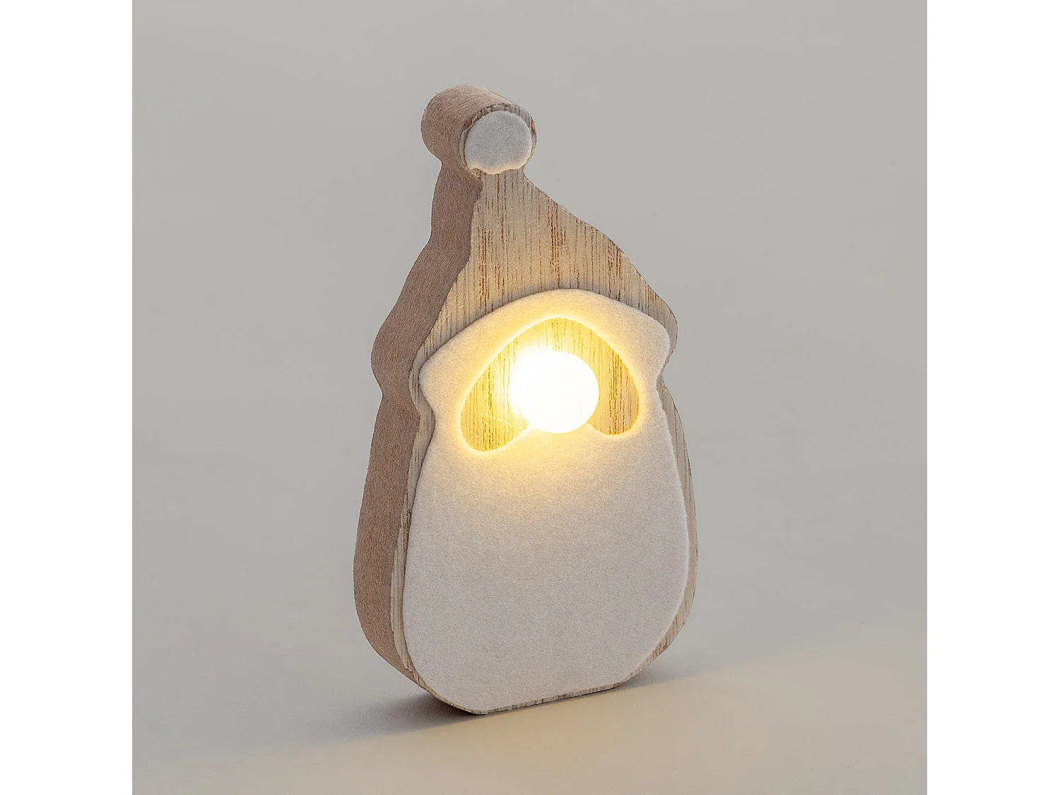 Babbo Natale LED con Batteria Naturale