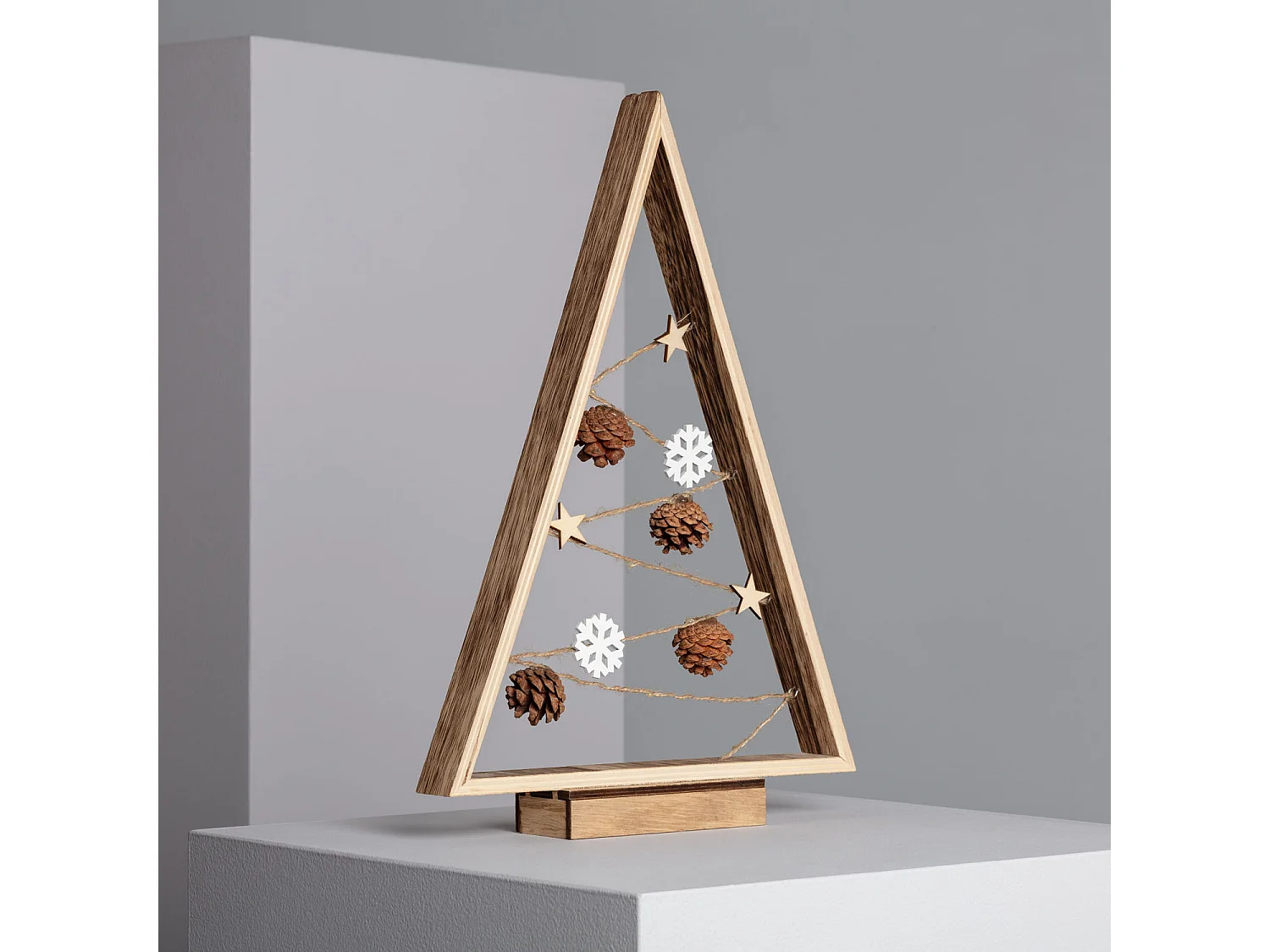 Árbol de Navidad LED Golden con Batería Natural