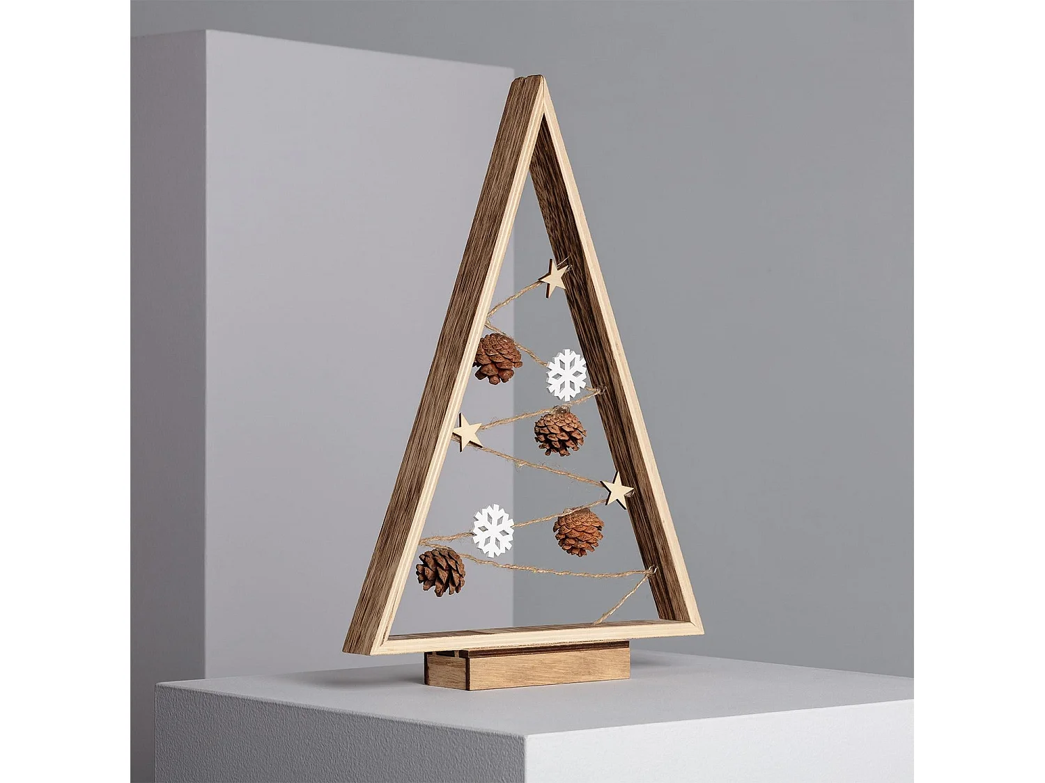 Árbol de Navidad LED Golden con Batería Natural