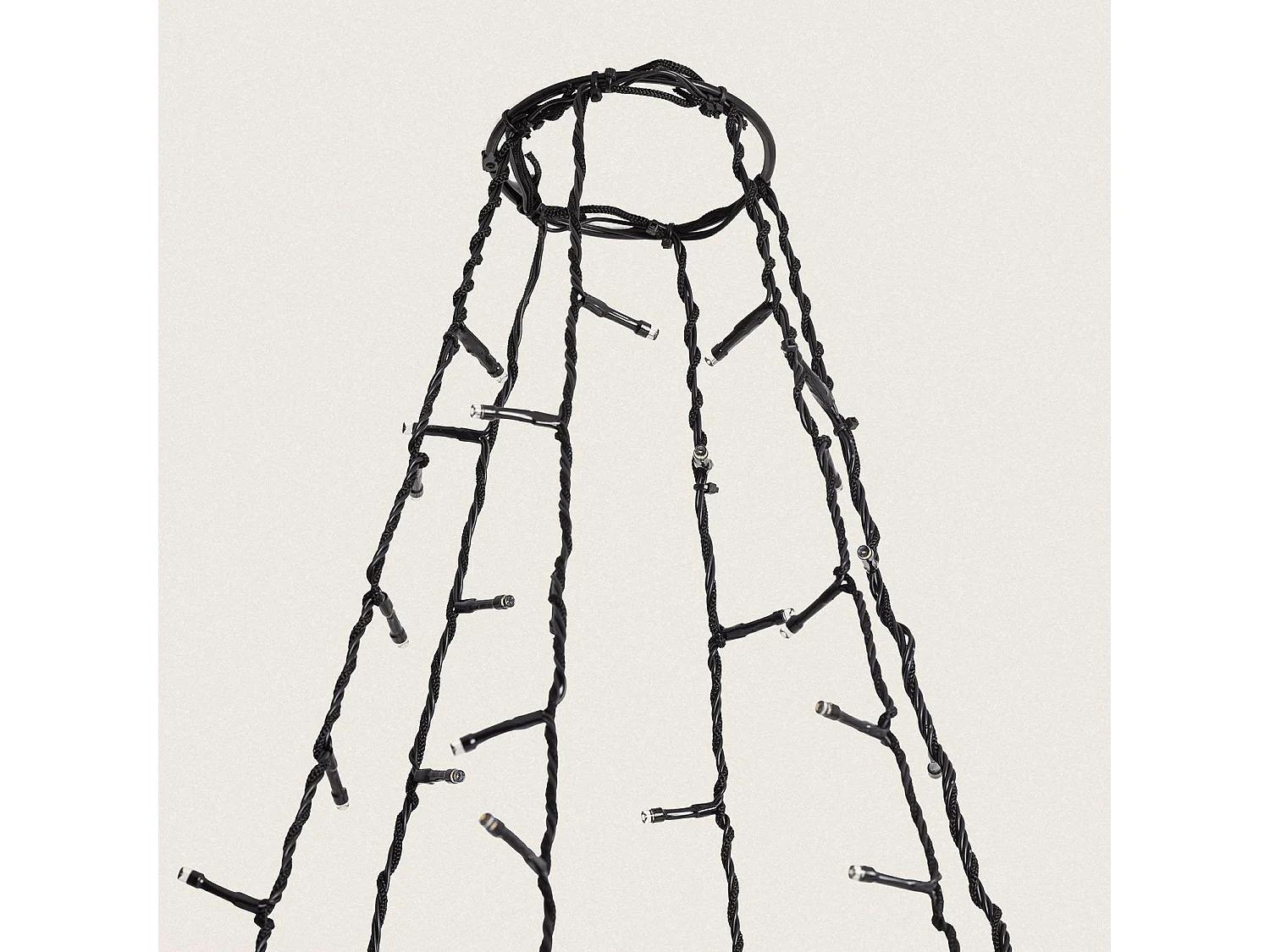 Rideau Guirlande LED Extérieur pour Arbre 8 m Blanc Chaud 2700K