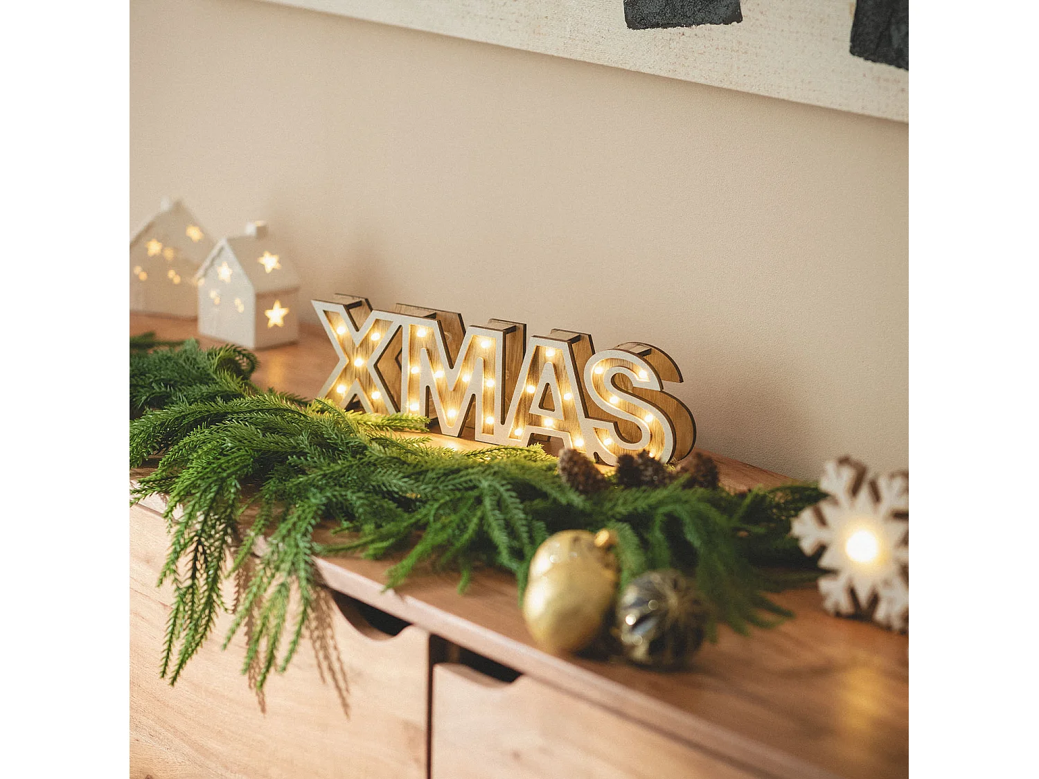 Lumière de Noël LED XMAS Naturel