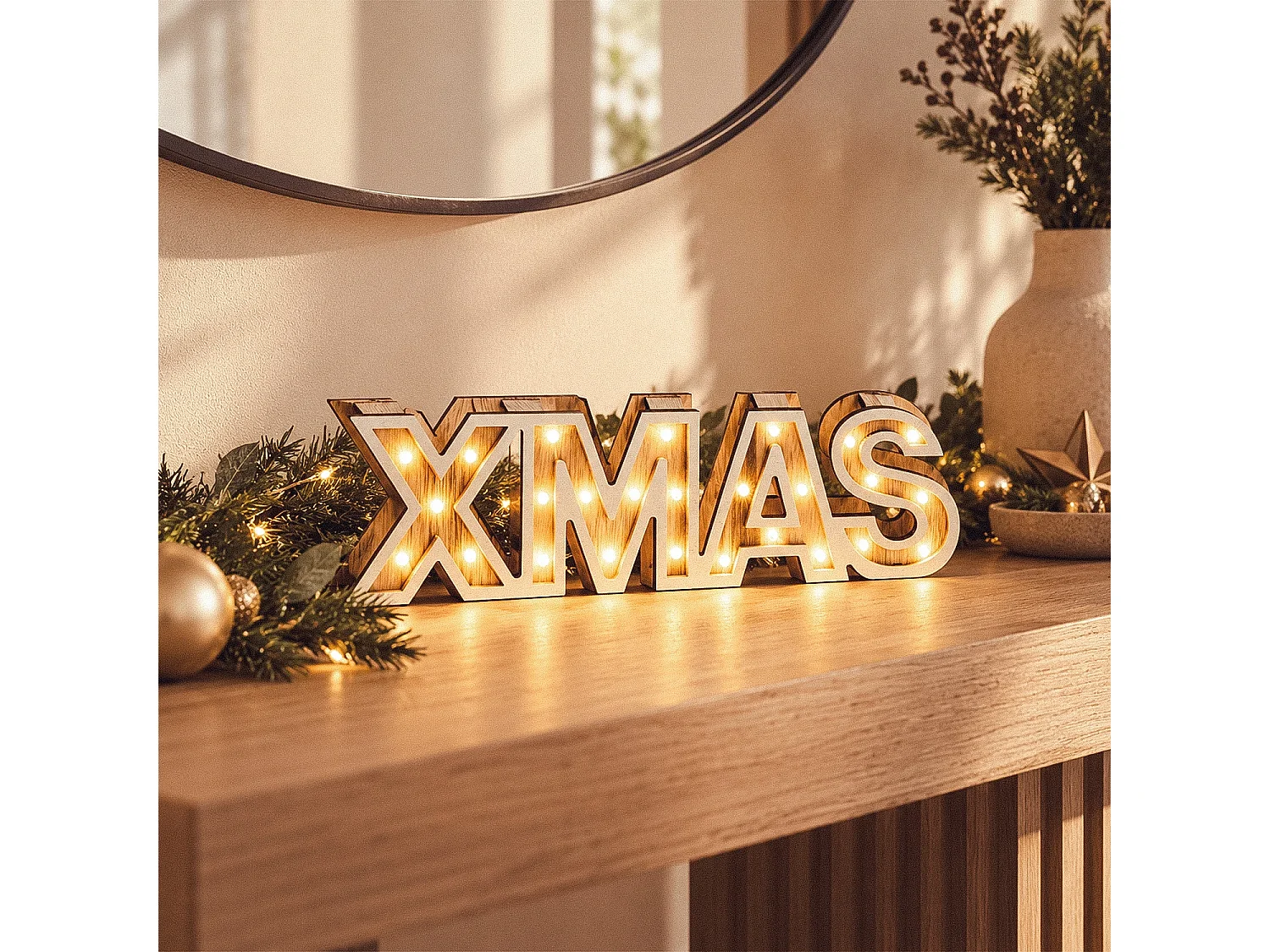 Luz de Navidad LED XMAS Natural