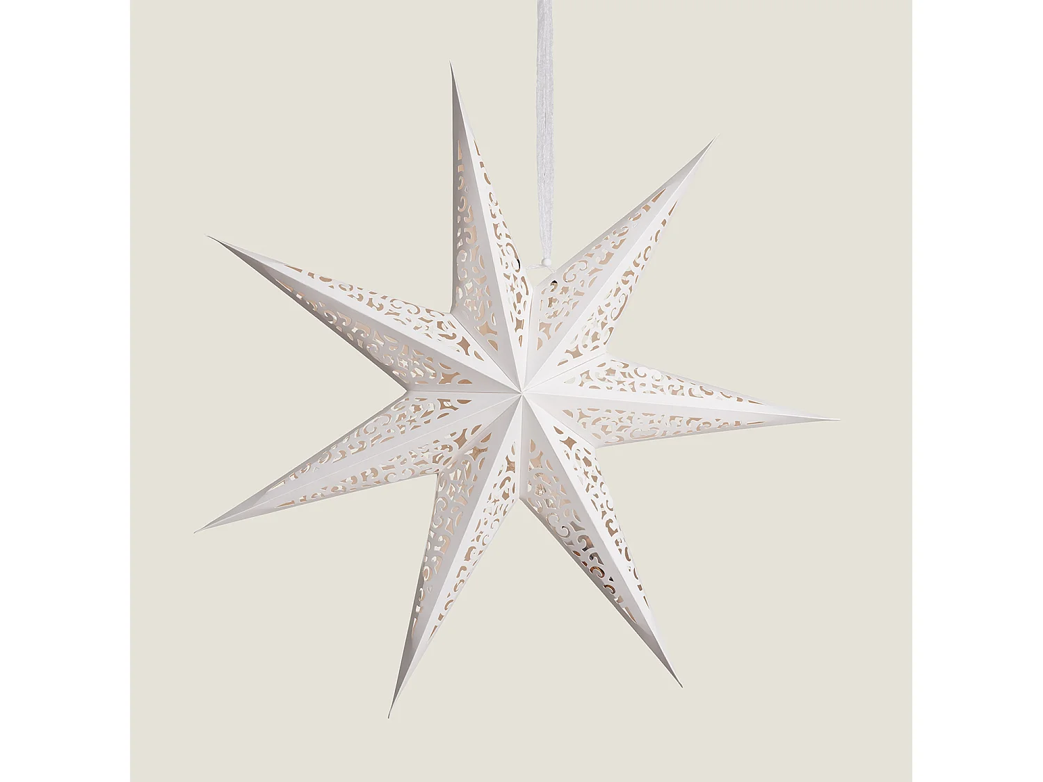 Stella LED Carta a Pile Araby Bianco