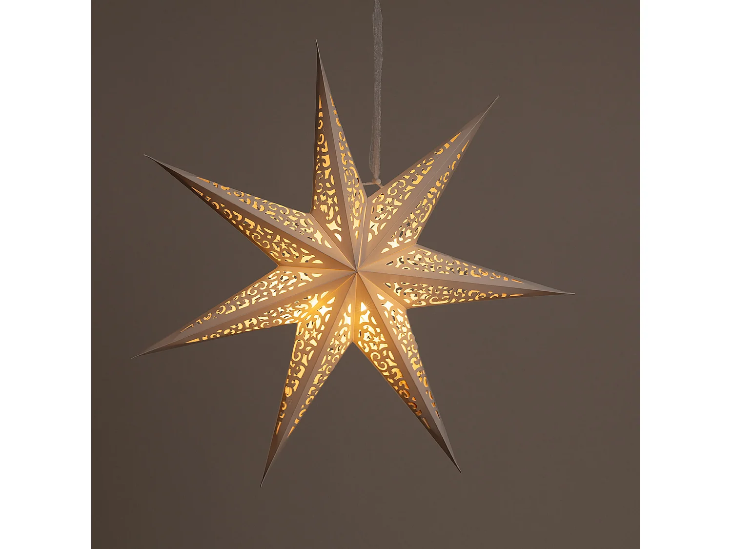 Stella LED Carta a Pile Araby Bianco