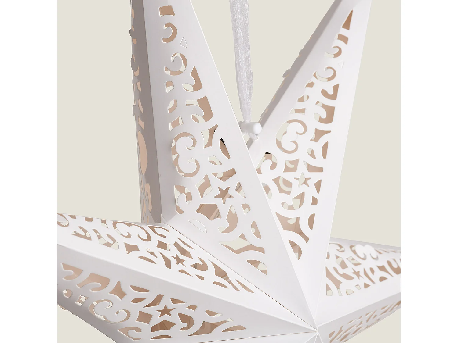 Stella LED Carta a Pile Araby Bianco