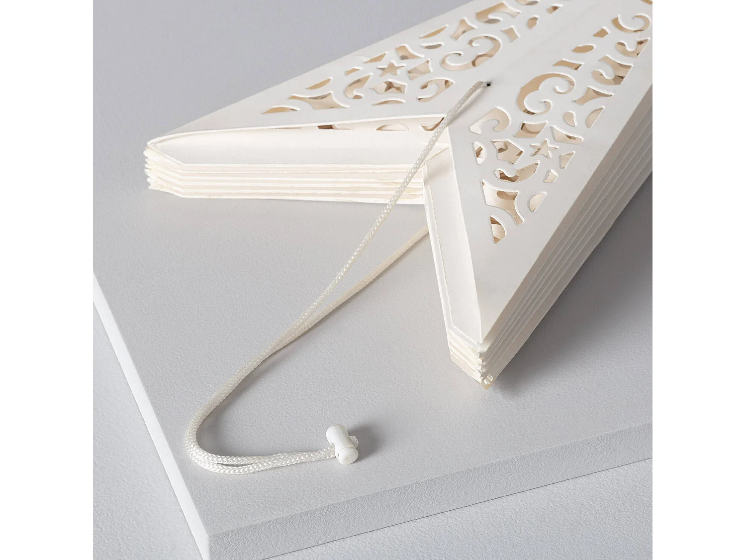 Stella LED Carta a Pile Araby Bianco