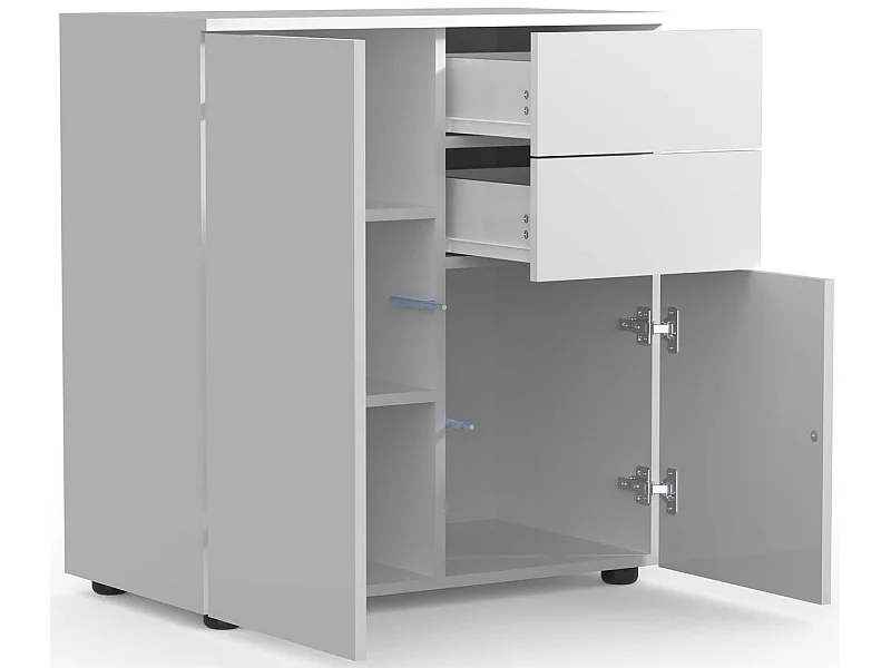 Holz Kommode Sideboard Anrichte Dalosa 4 Schublade