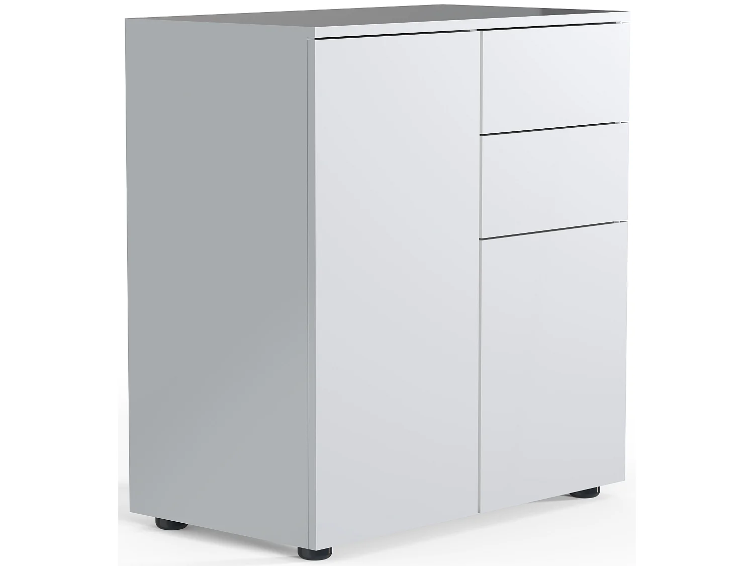 Commode de tiroirs Buffet Dalosa 4 tiroir