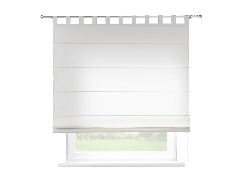 RAFFROLLO Leinen mit Schlaufen, elfenbein, 120x160 cm