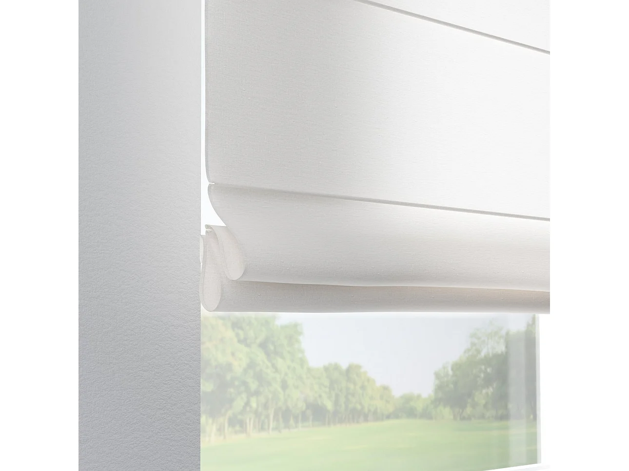 RAFFROLLO Leinen mit Schlaufen, elfenbein, 120x160 cm