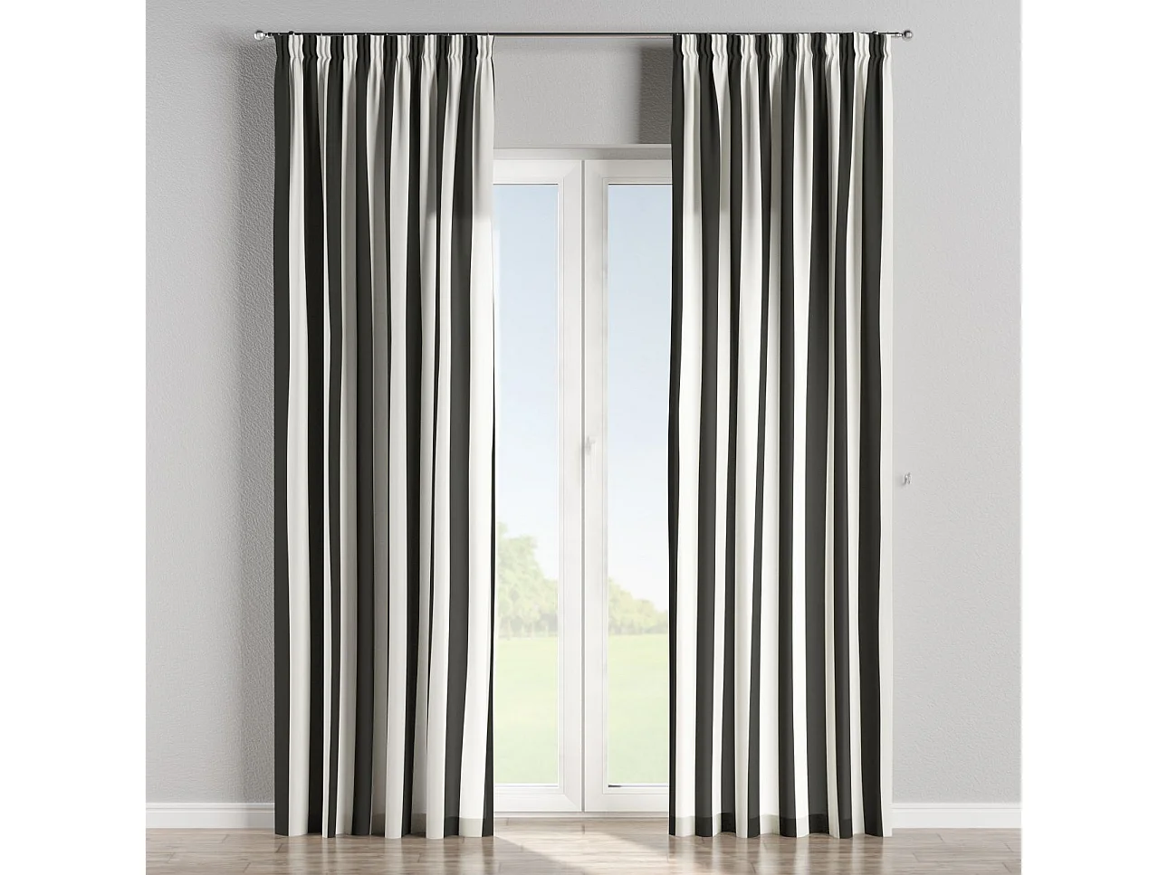 VORHANG COMICS schwarz und weiß, 130x245 cm