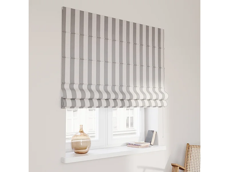 RAFFROLLO Quadro weiß und grau, 110x150 cm