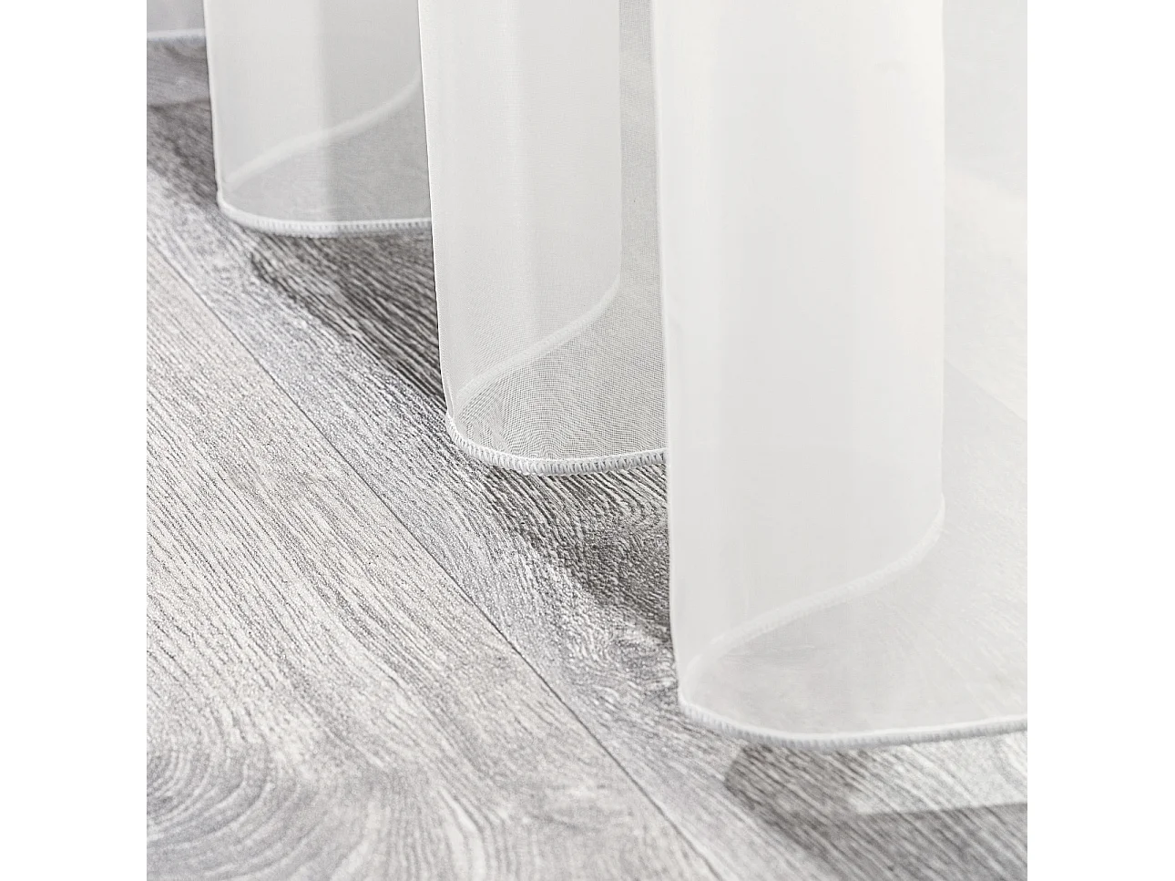 WELLENGARDINE Voile mit Bleiband, ecru, 300x245 cm