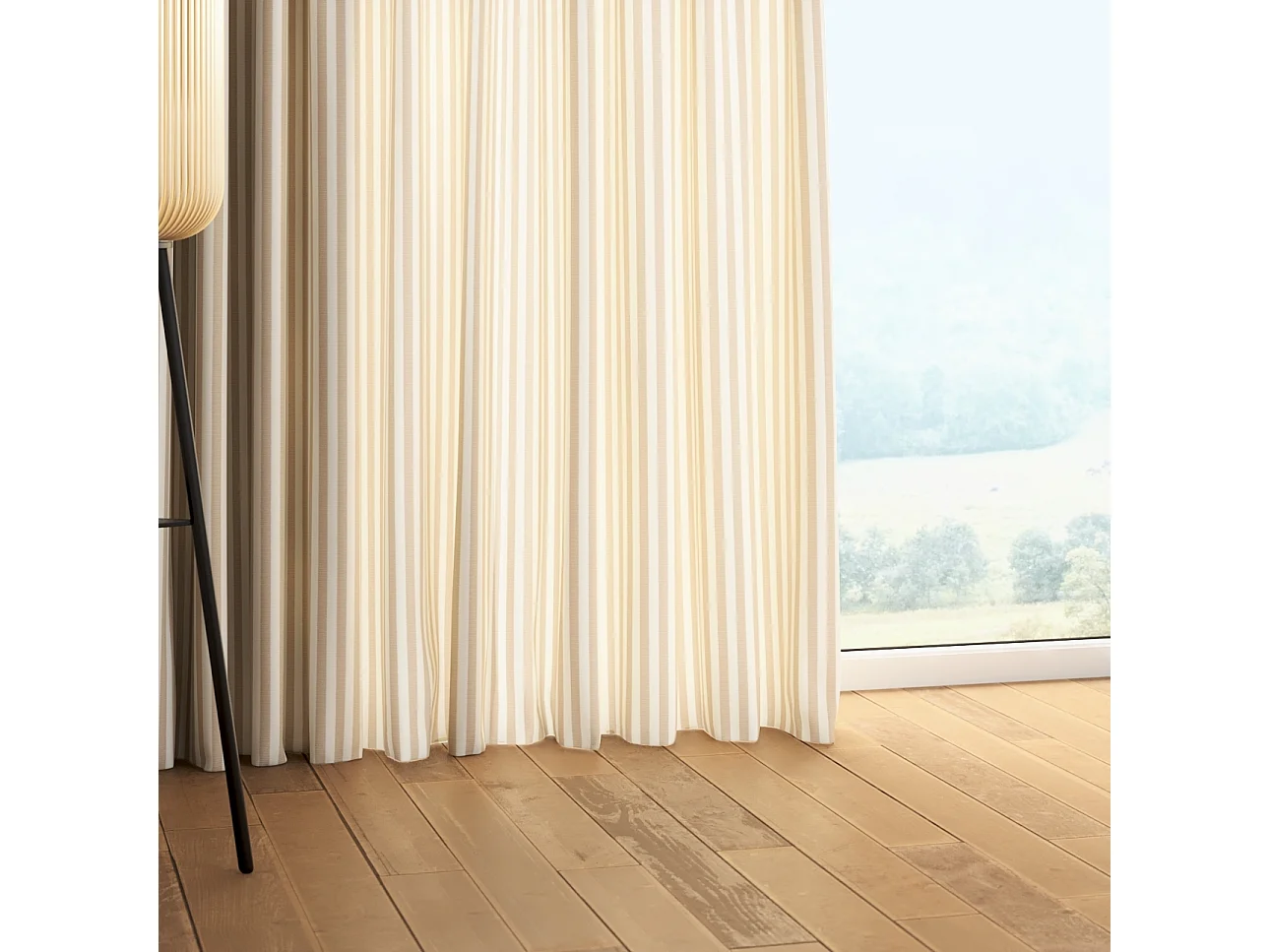 VORHANG Quadro braun und weiß, 130x100 cm