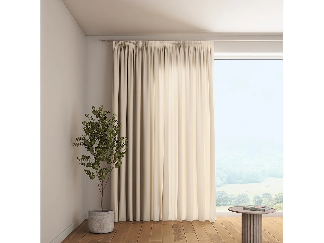 VORHANG Leinen natur, 130x245 cm