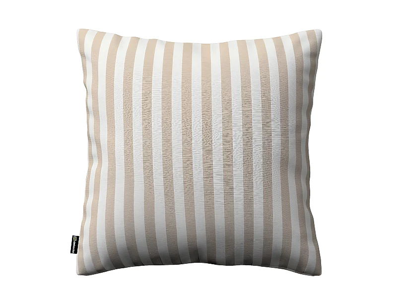 KISSENHÜLLE Quadro braun und weiß, 43x43 cm