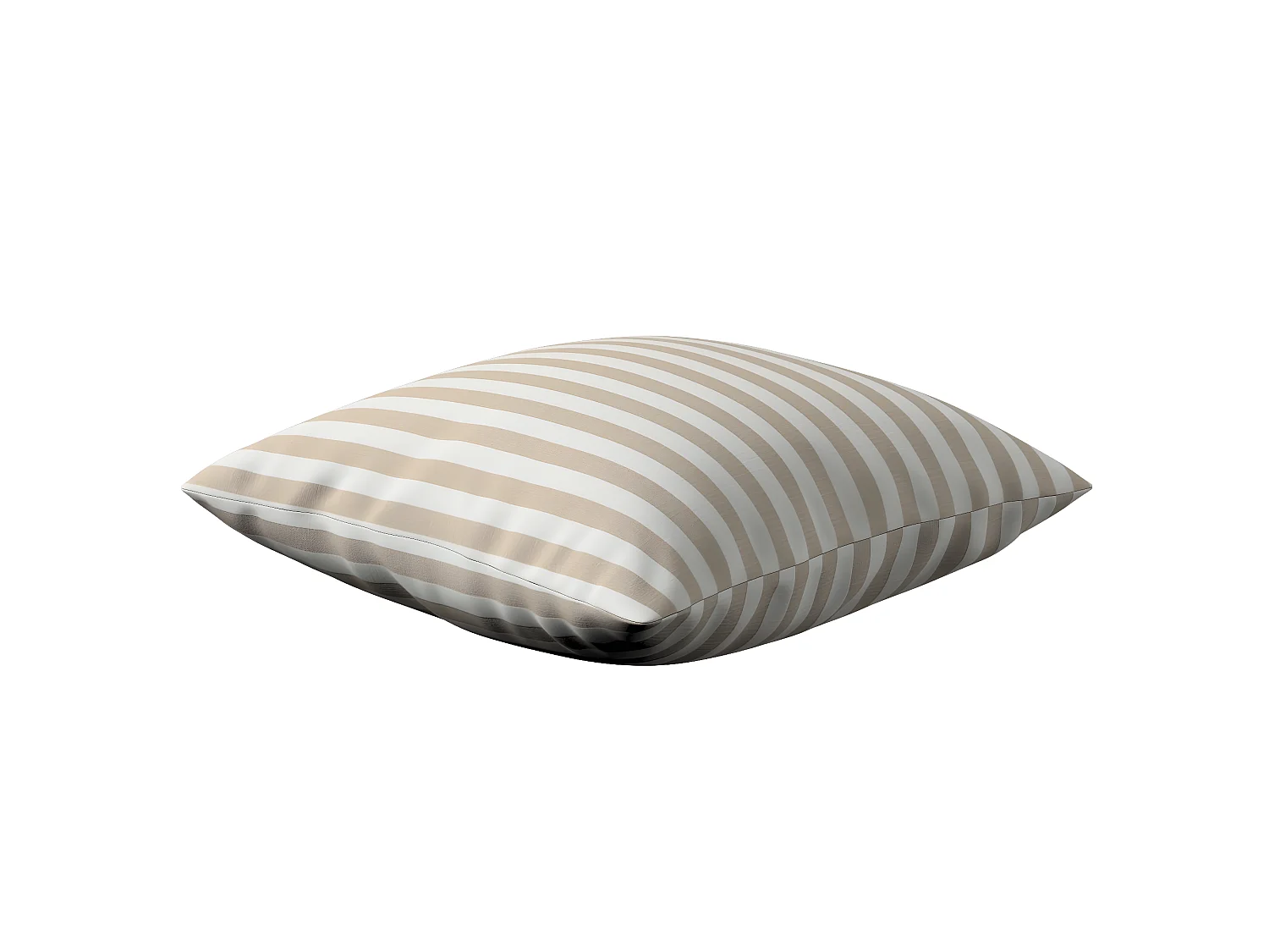 KISSENHÜLLE Quadro braun und weiß, 43x43 cm