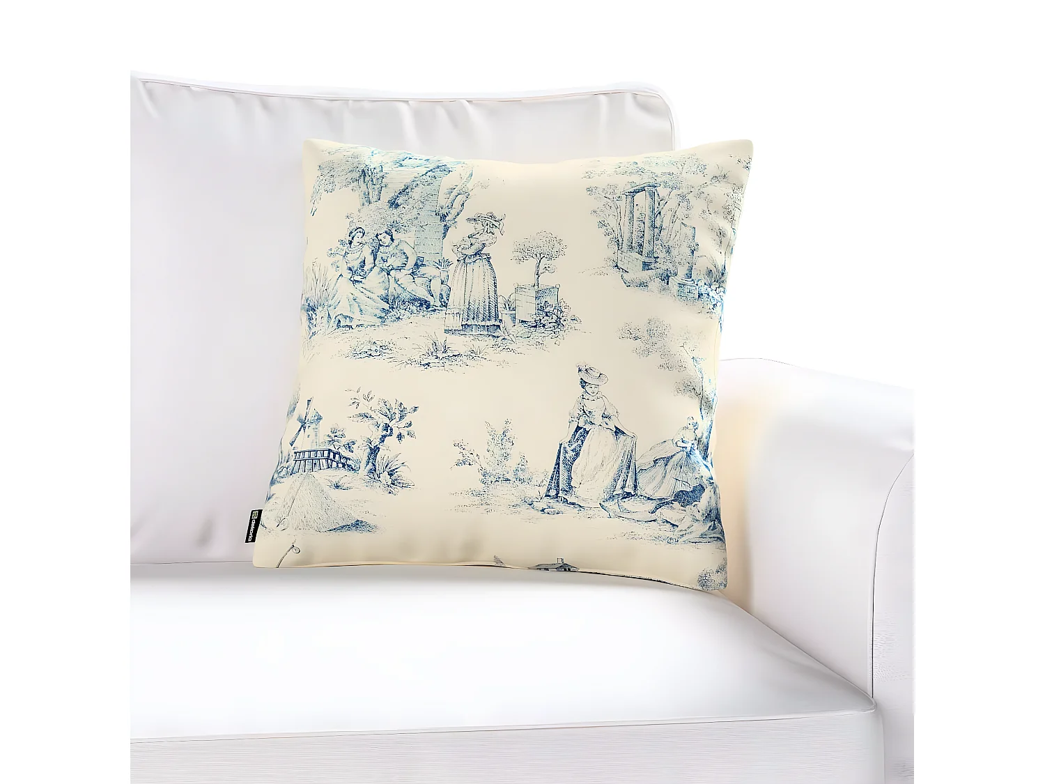 KISSENHÜLLE Avinon blau, 43x43 cm