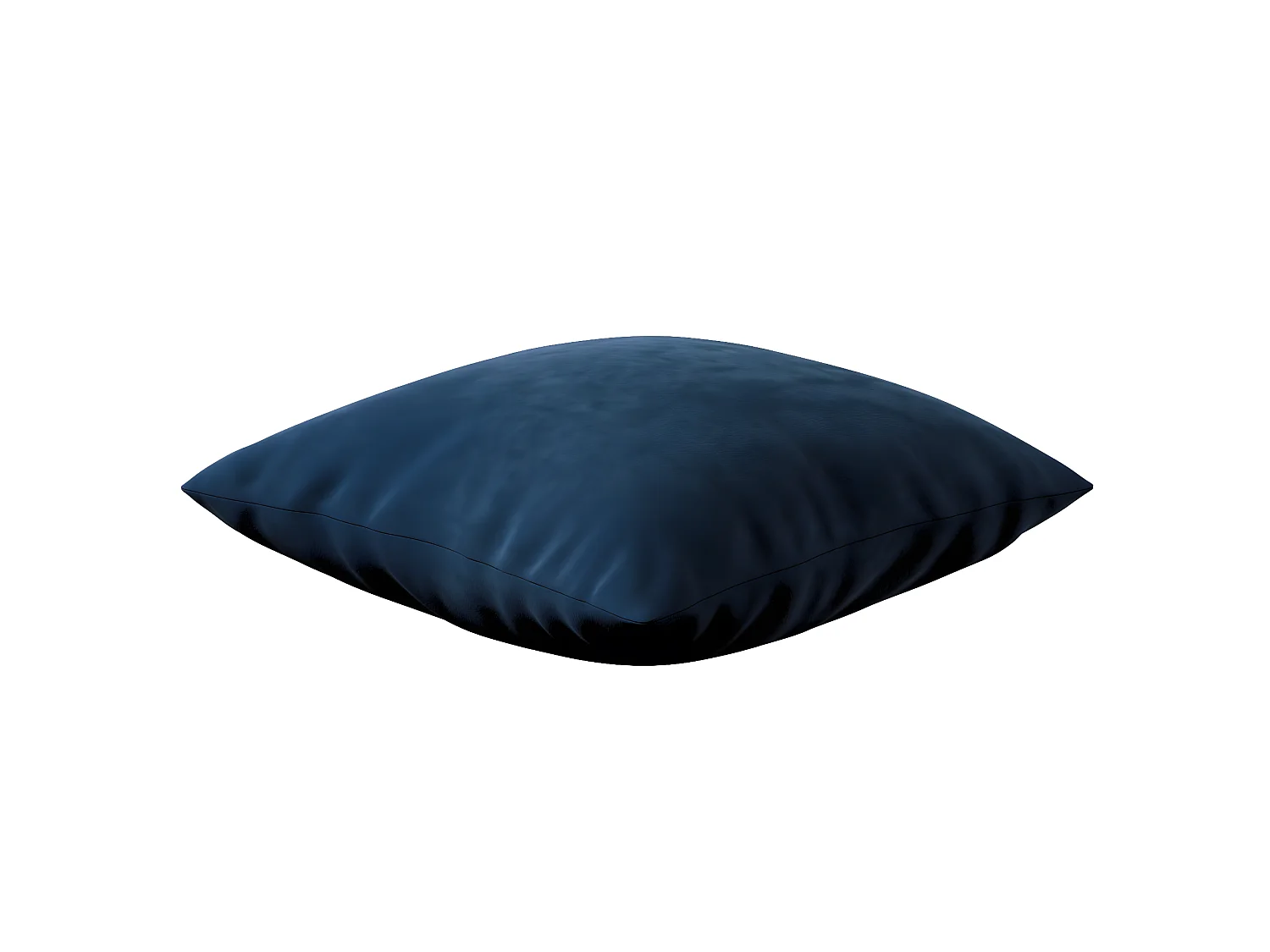 KISSENHÜLLE Velvet dunkelblau, 43x43cm